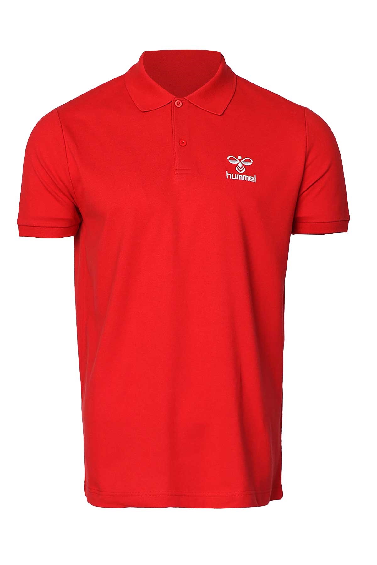 Hummel Leon Polo Erkek Tişört 911655-2220 Kırmızı
