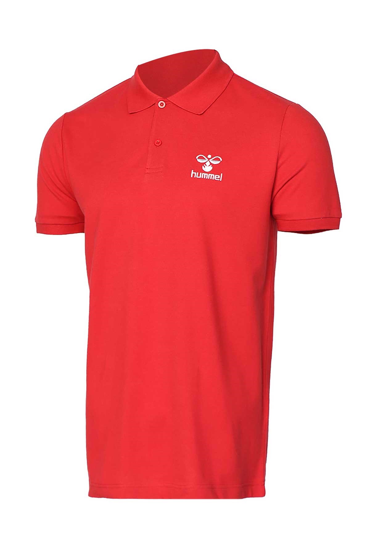 Hummel Leon Polo Erkek Tişört 911655-2220 Kırmızı