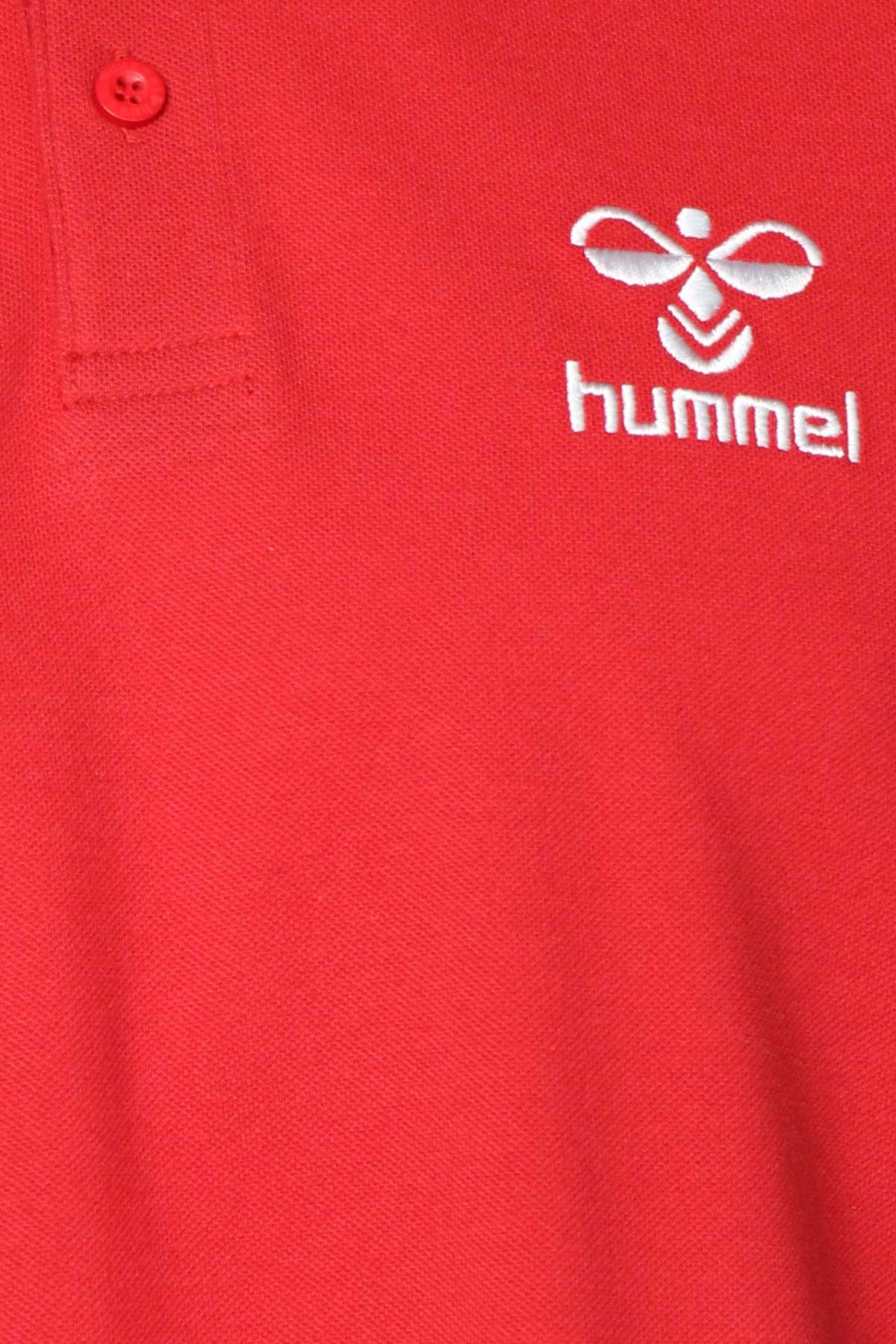 Hummel Leon Polo Erkek Tişört 911655-2220 Kırmızı