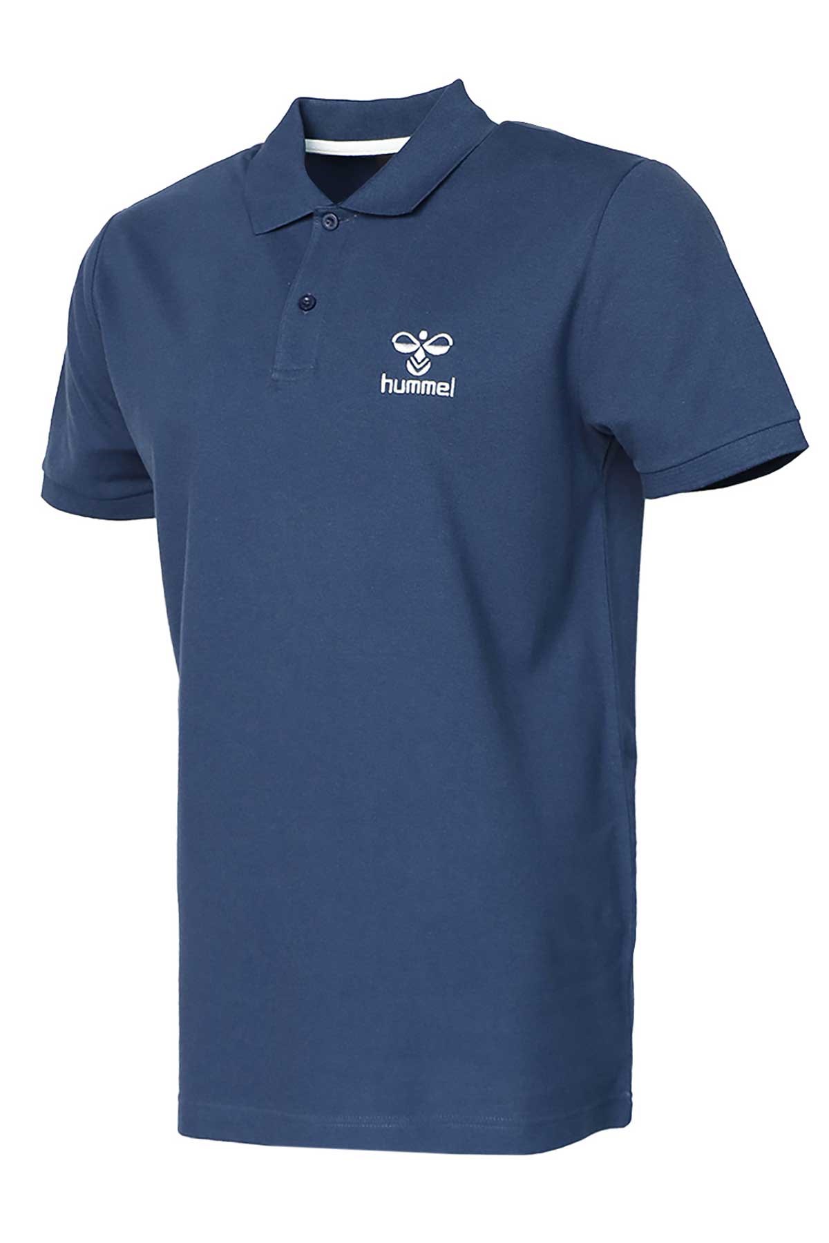 Hummel Leon Polo Erkek Tişört 911655-2223 Lacivert