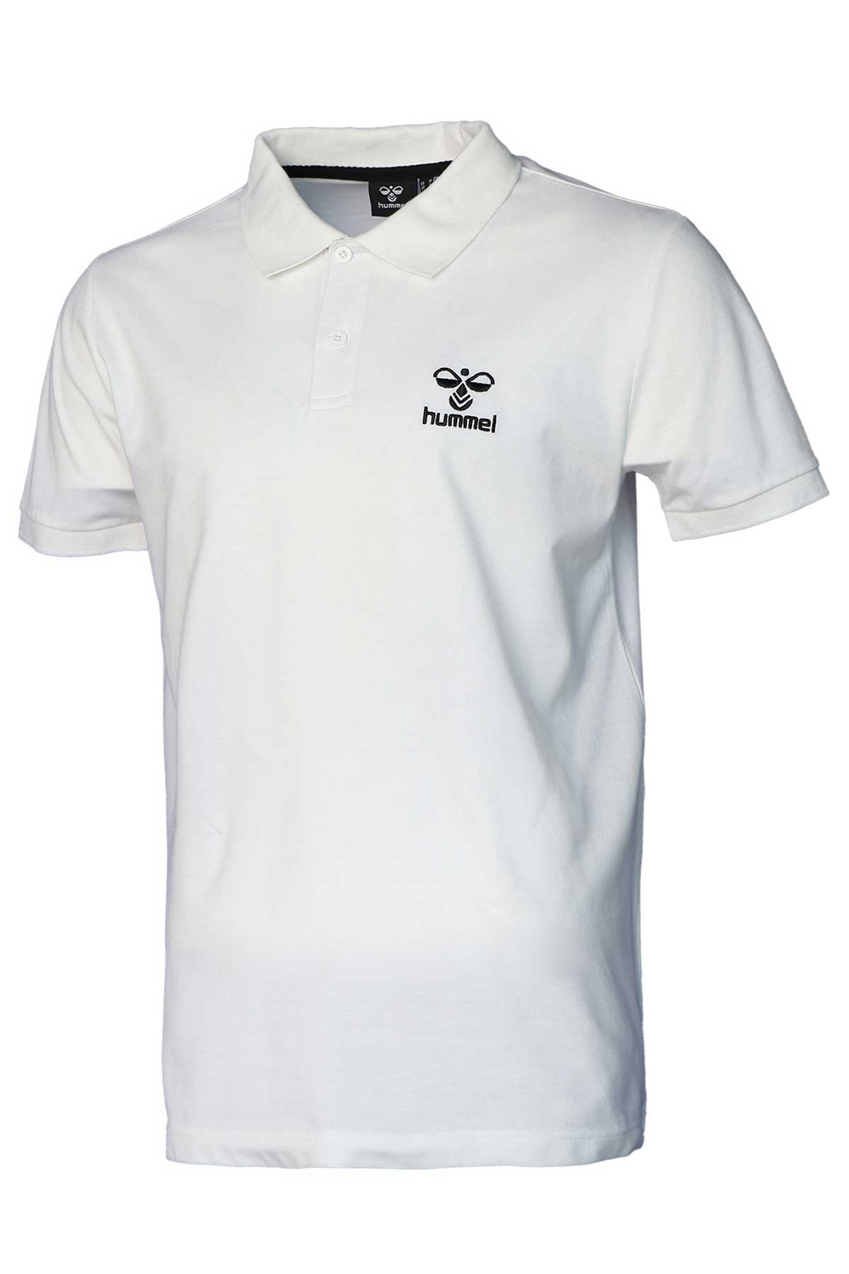 Hummel Leon Polo Erkek Tişört 911655-9003 Beyaz