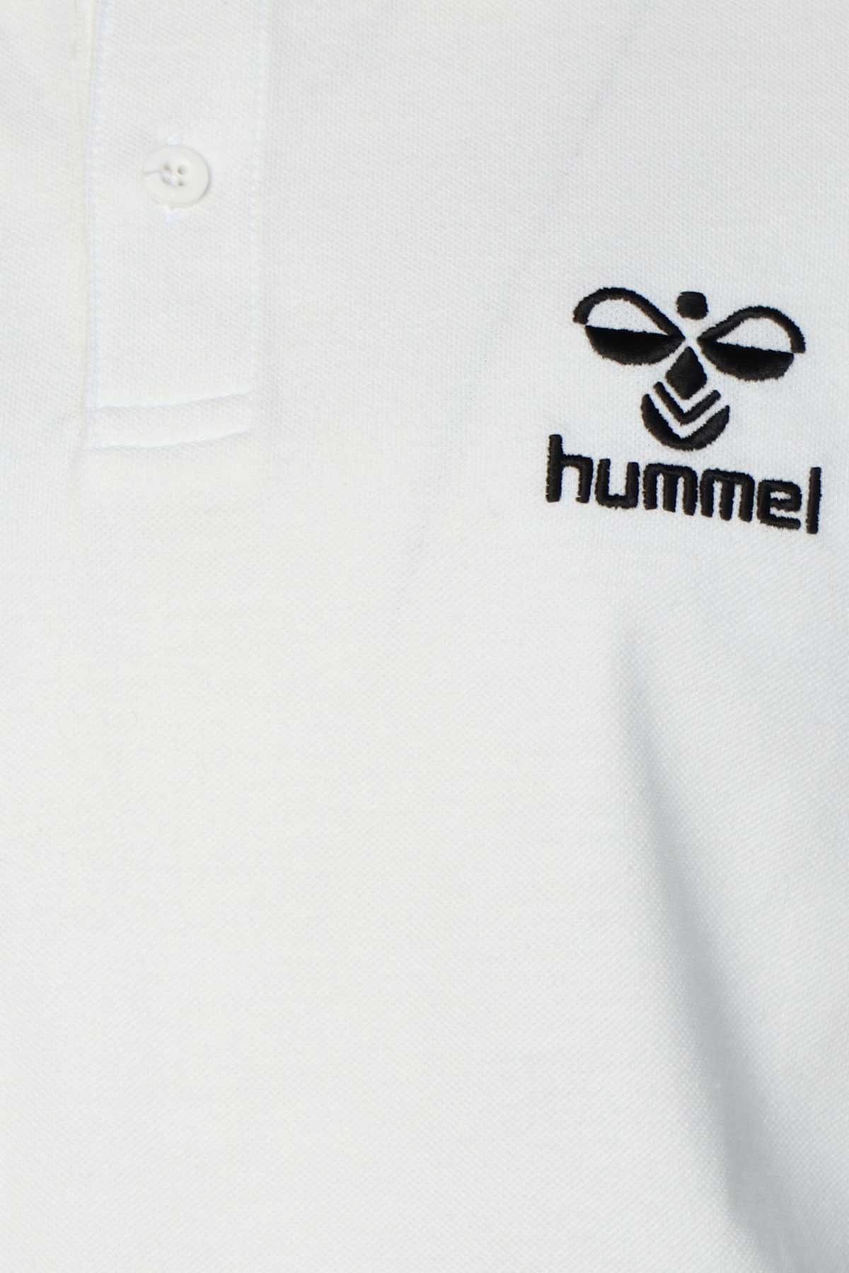 Hummel Leon Polo Erkek Tişört 911655-9003 Beyaz