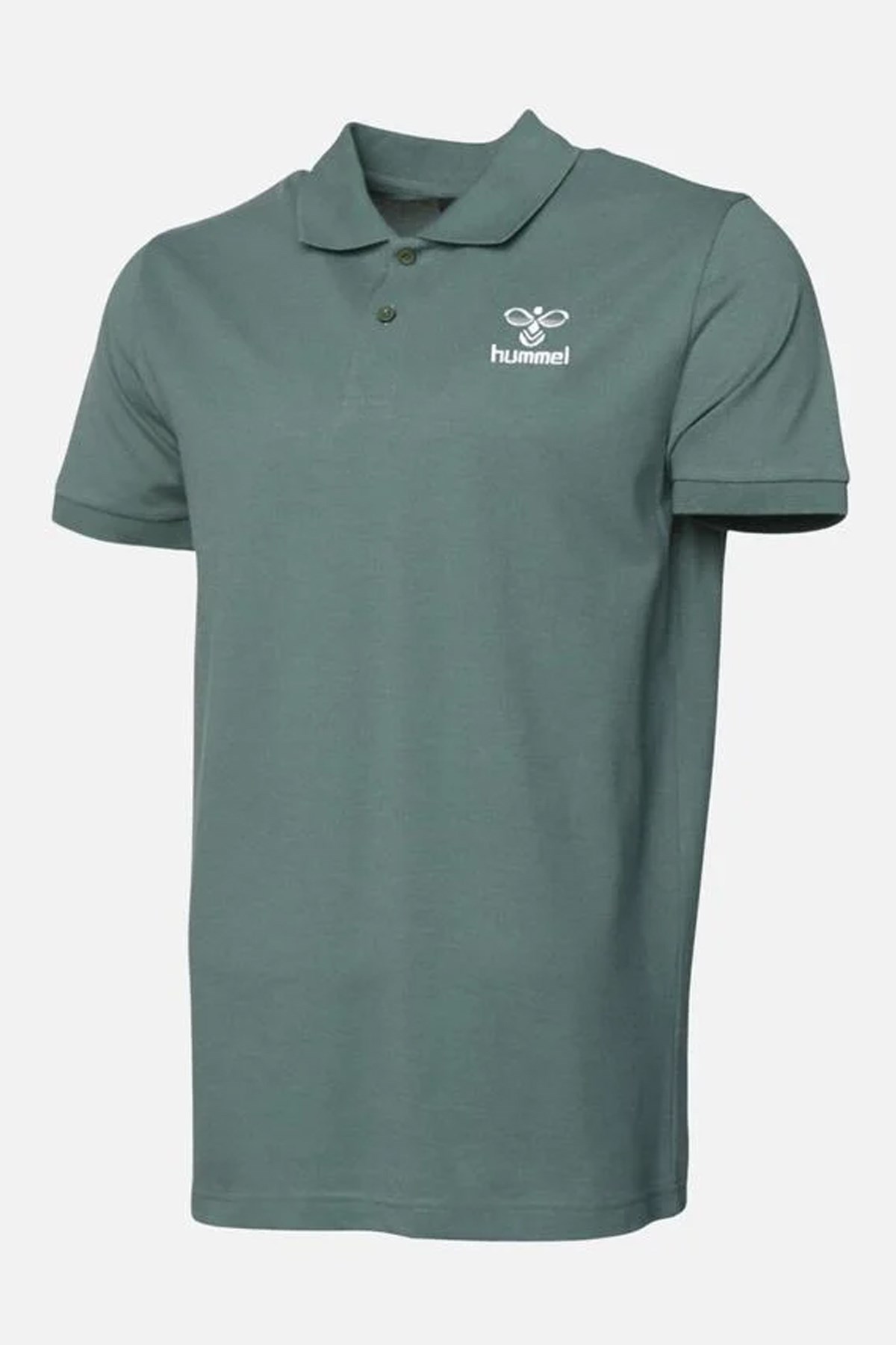 Hummel Leon Erkek Polo Yaka Tişört 911655-9852 Yeşil