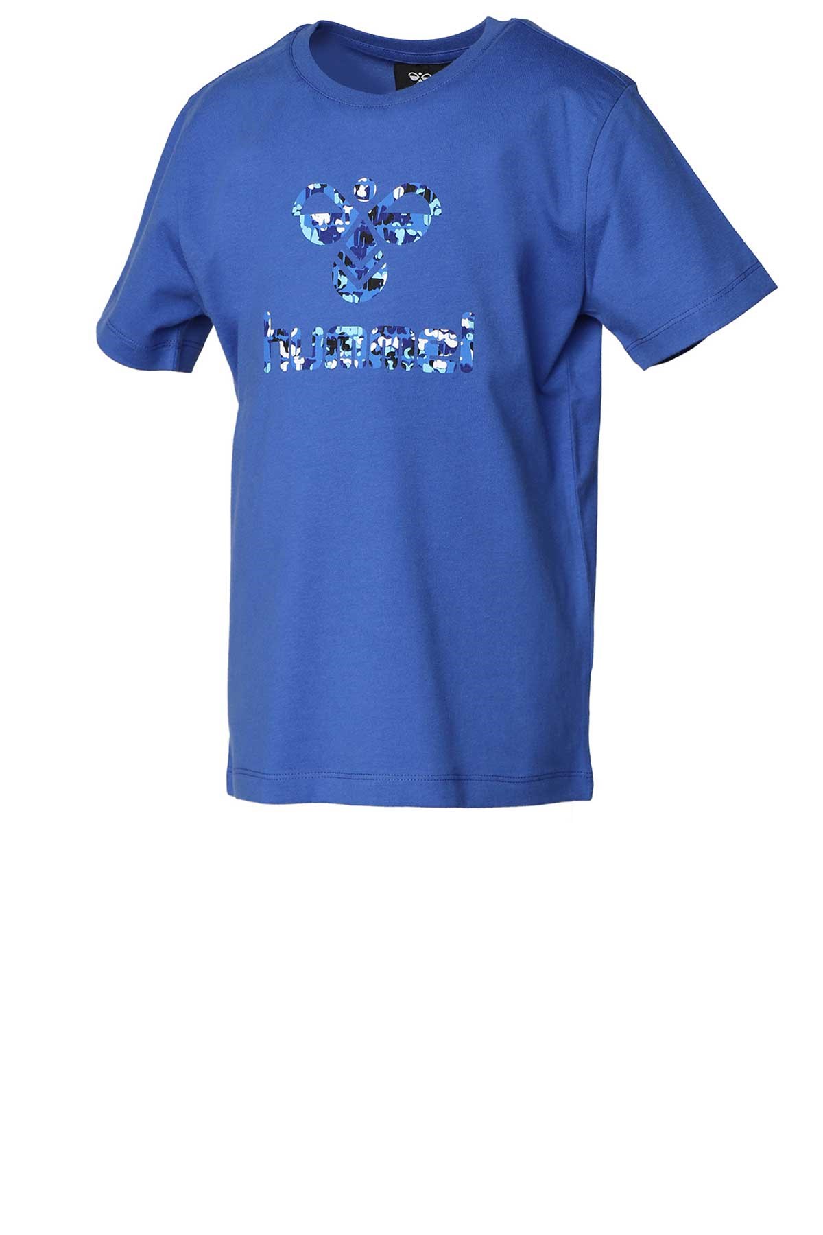 Hummel Gaiman Çocuk Tişört 911656-7837 Mavi