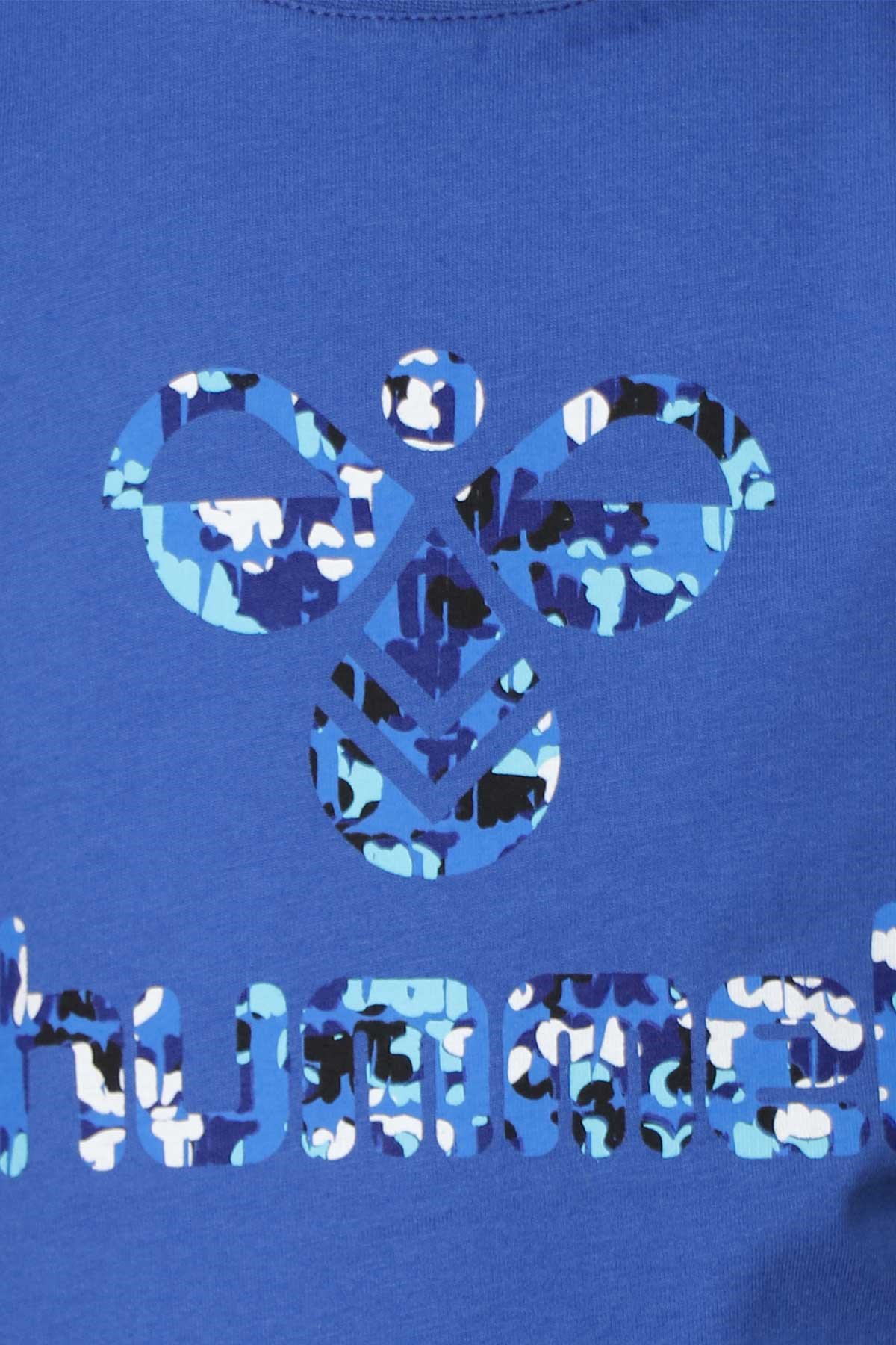 Hummel Gaiman Çocuk Tişört 911656-7837 Mavi