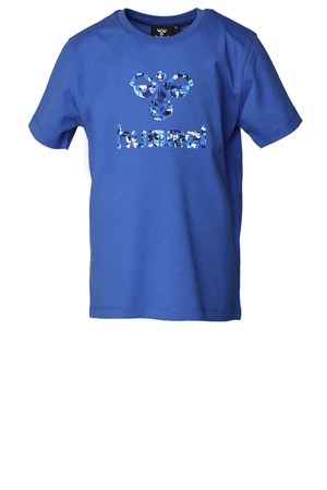 Hummel Gaiman Çocuk Tişört 911656-7837 Mavi