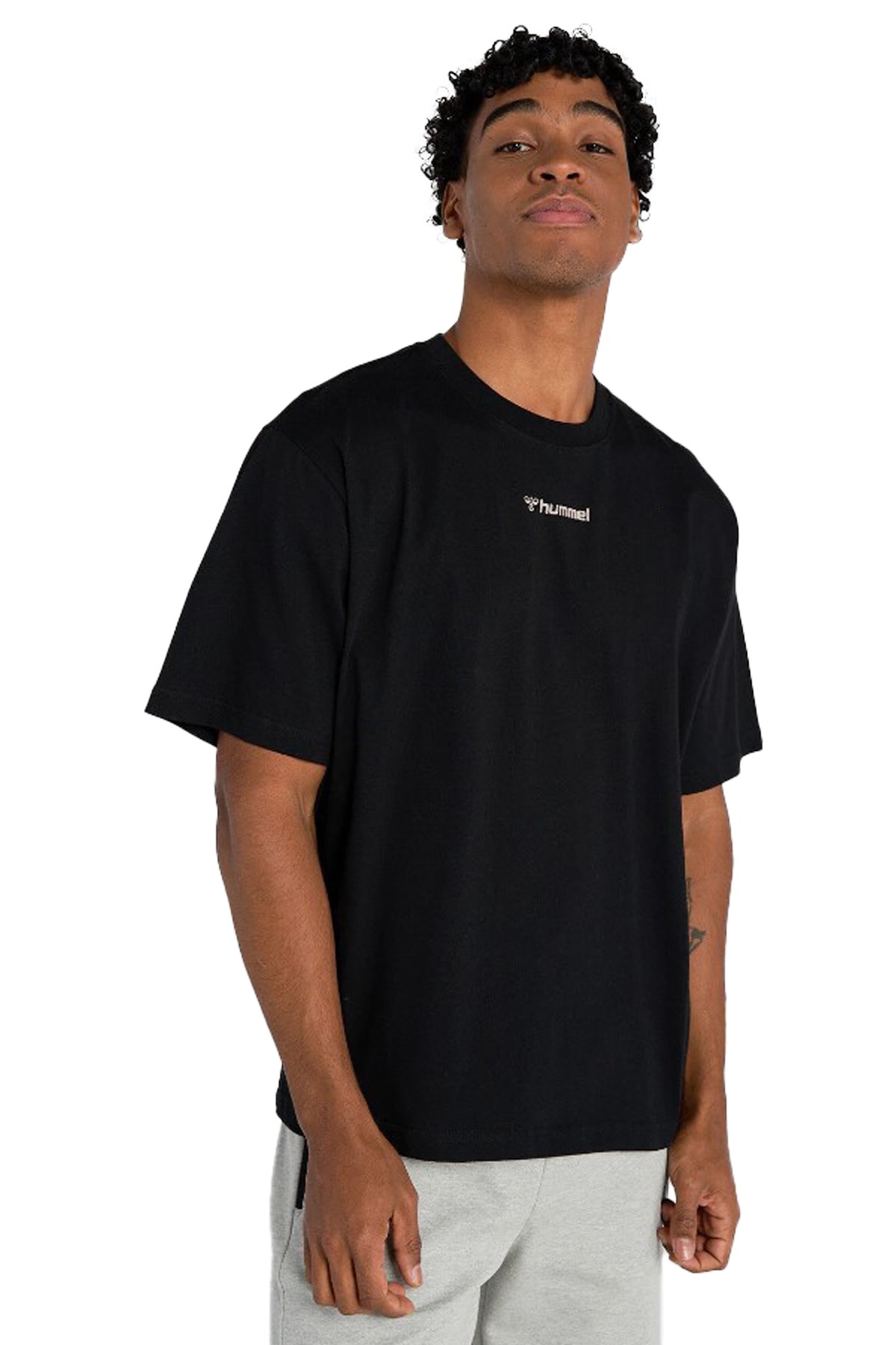 Hummel Gino Erkek Tişört 911661-2001 Siyah