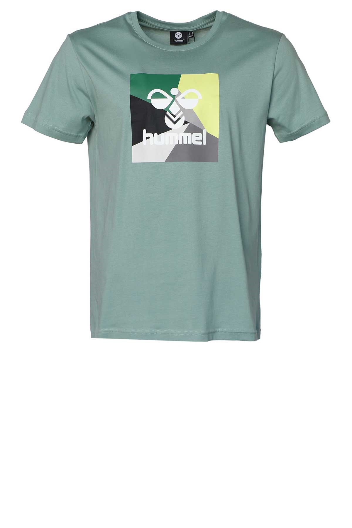 Hummel Hans Erkek Tişört 911663-6607 Yeşil