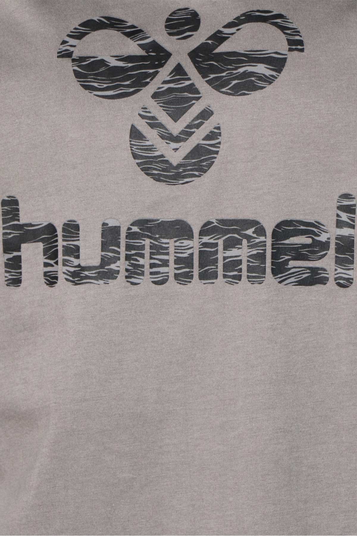 Hummel Huxley Erkek Tişört 911666-2590 Gri