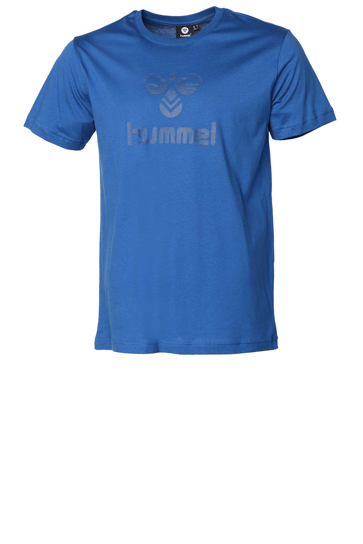 Hummel Huxley Erkek Tişört 911666-7045 Mavi