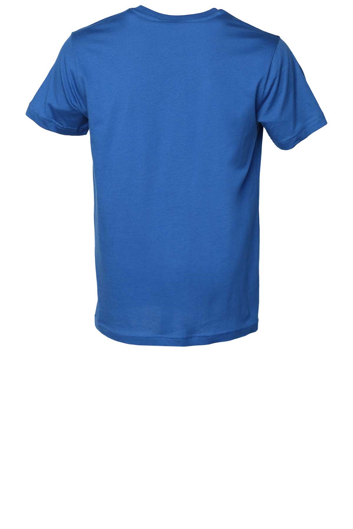 Hummel Huxley Erkek Tişört 911666-7045 Mavi