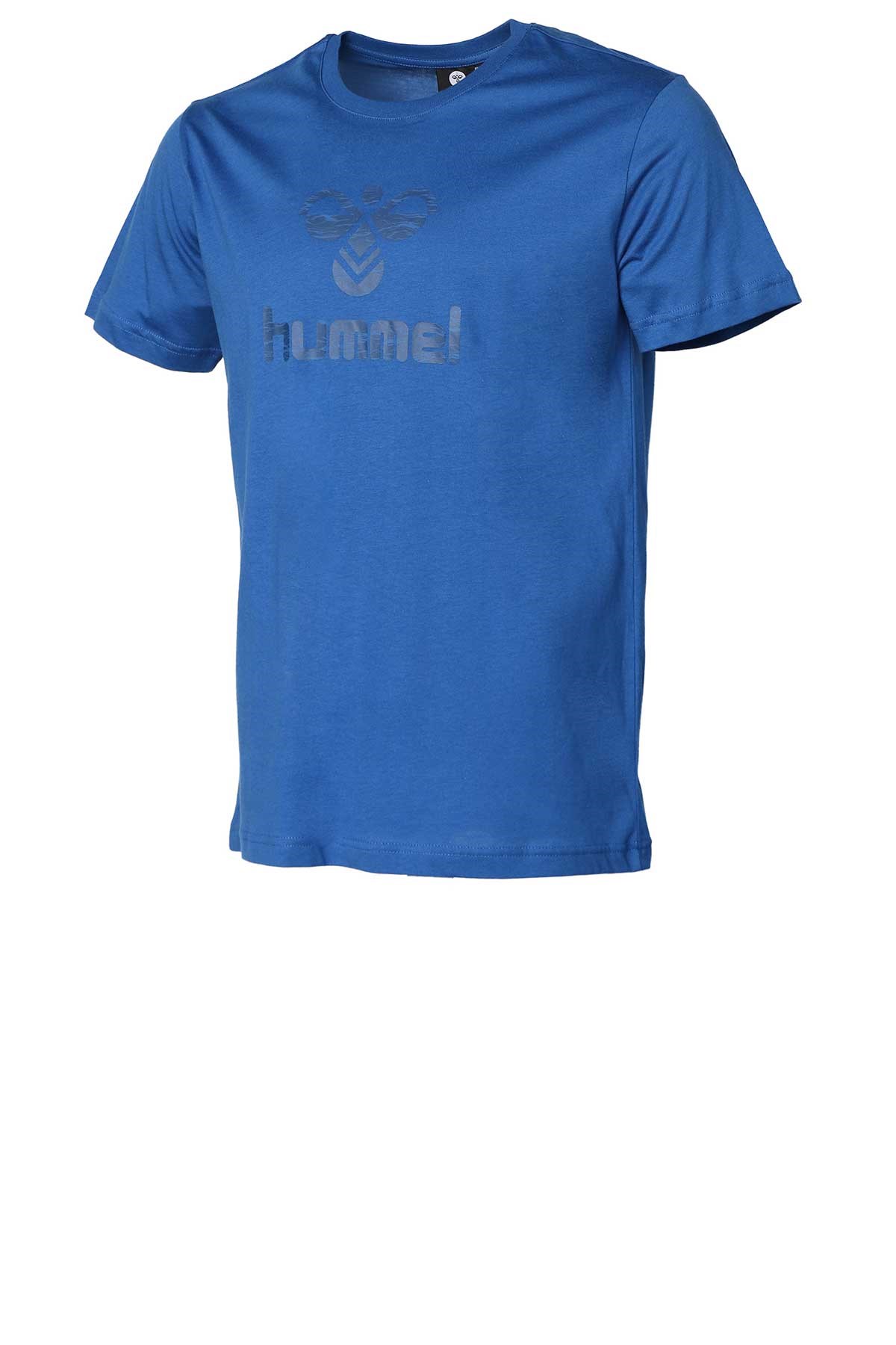 Hummel Huxley Erkek Tişört 911666-7045 Mavi