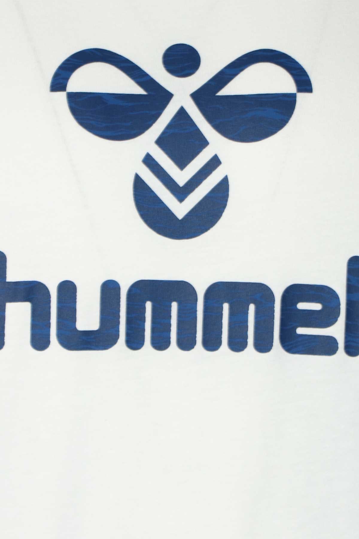 Hummel Huxley Erkek Tişört 911666-9003 Beyaz