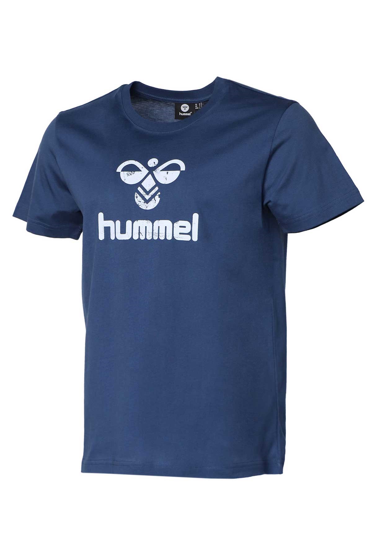 Hummel Leona Erkek Tişört 911667-2223 Lacivert