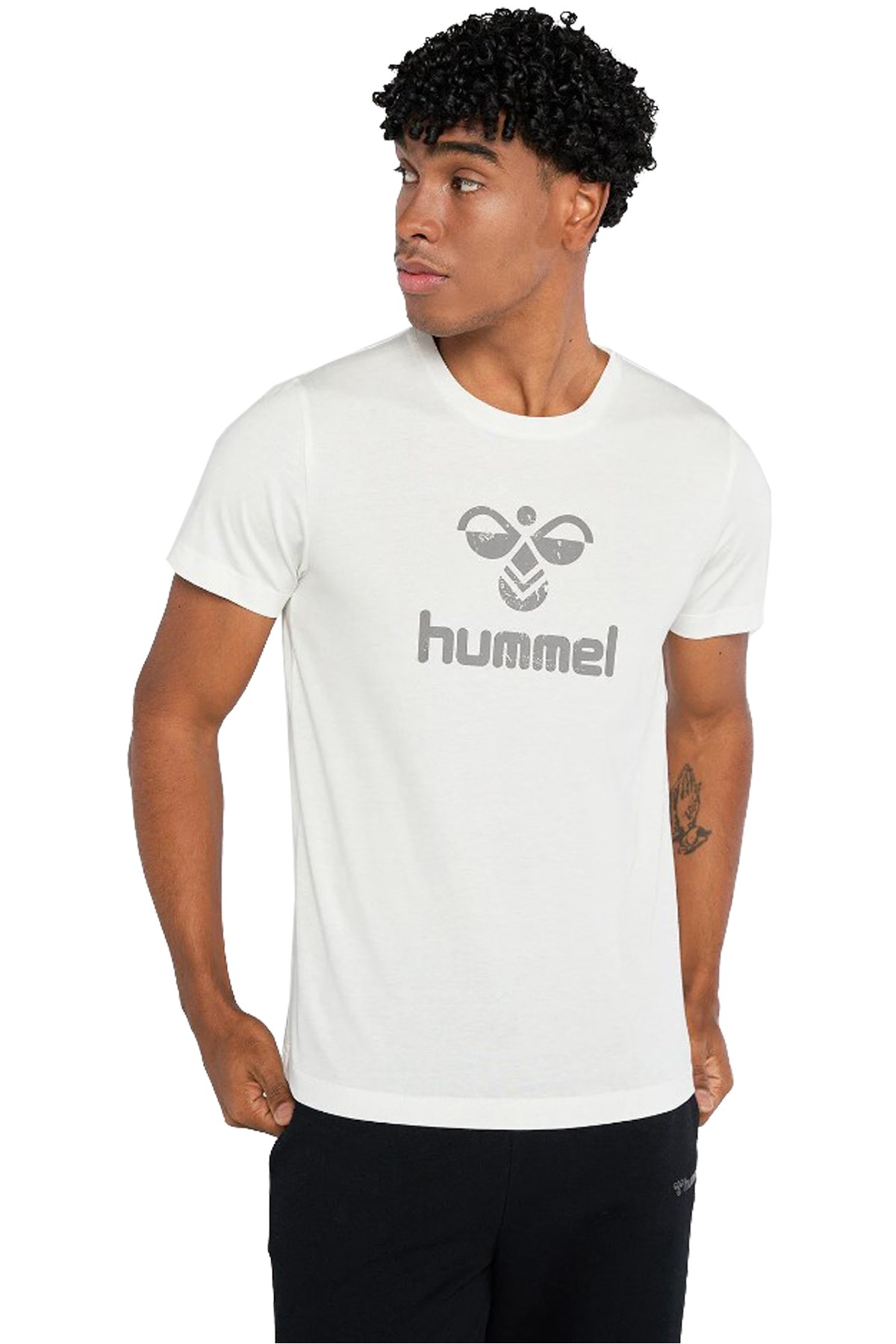 Hummel Leona Erkek Tişört 911667-9003 Beyaz