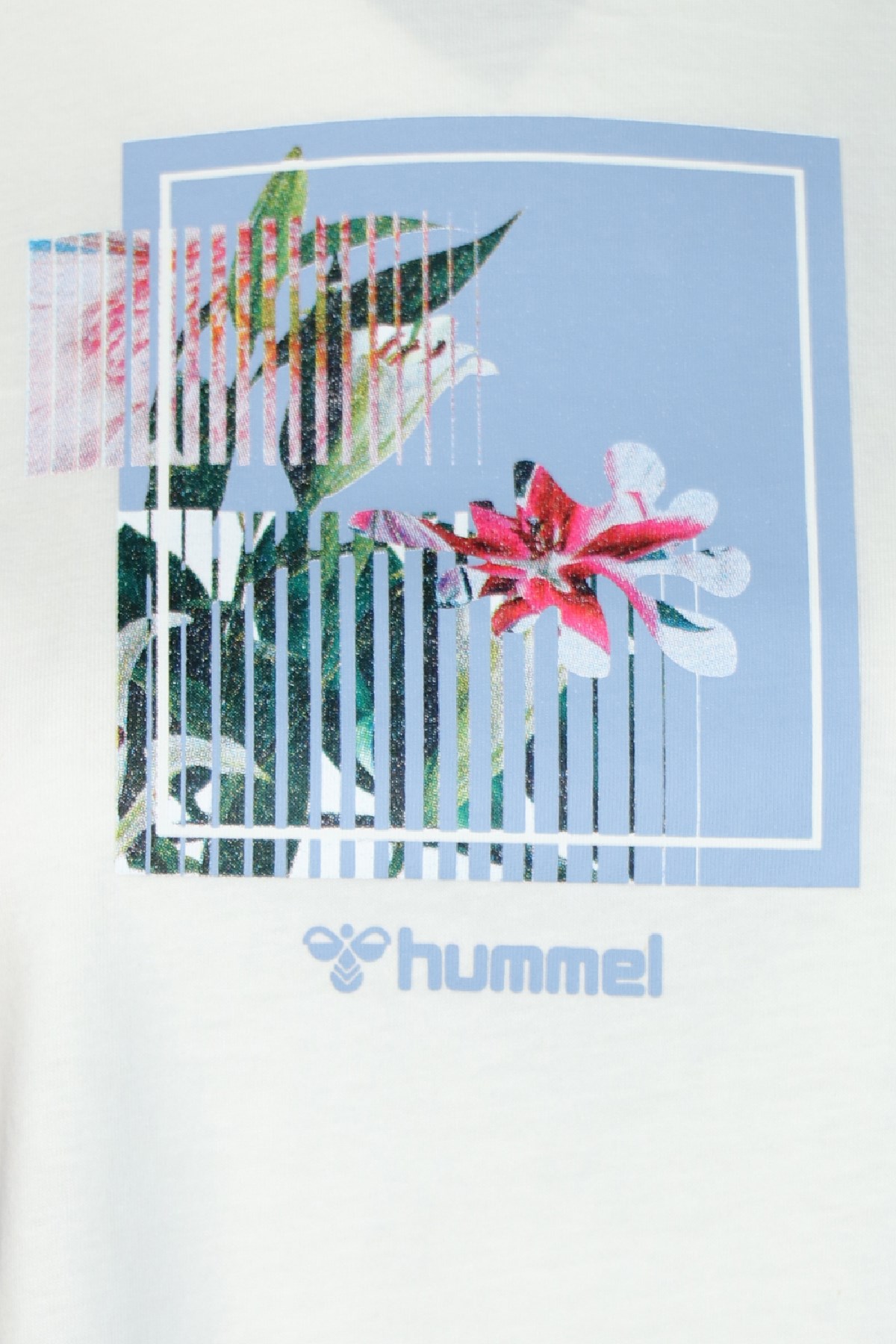 Hummel Nasus Kadın Tişört 911671-9003 Beyaz