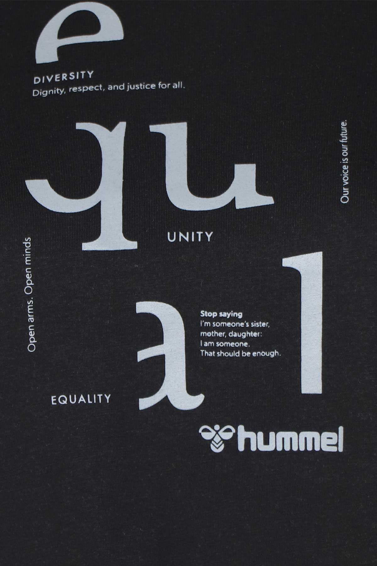 Hummel Nissi Kadın Tişört 911674-2001 Siyah