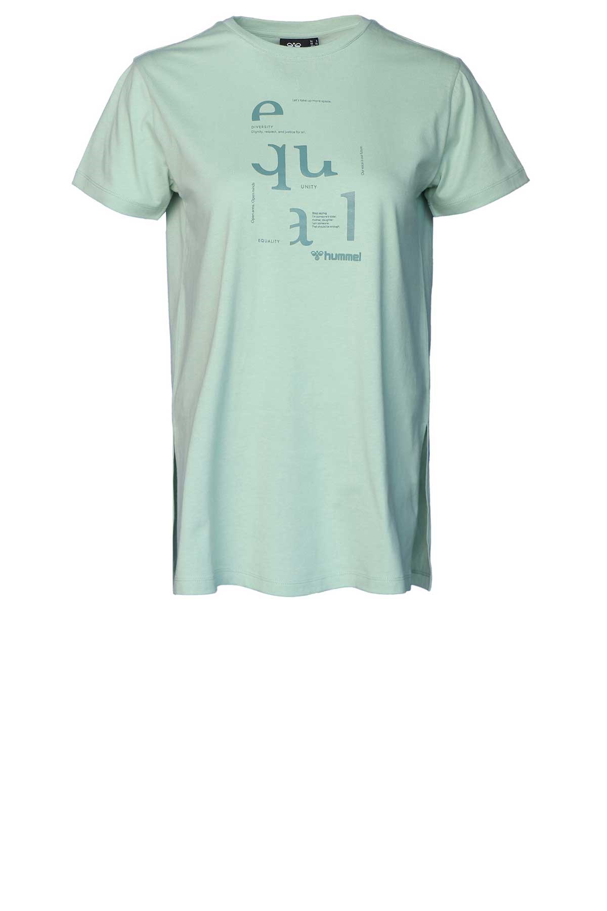 Hummel Nissi Kadın Tişört 911674-6117 Yeşil