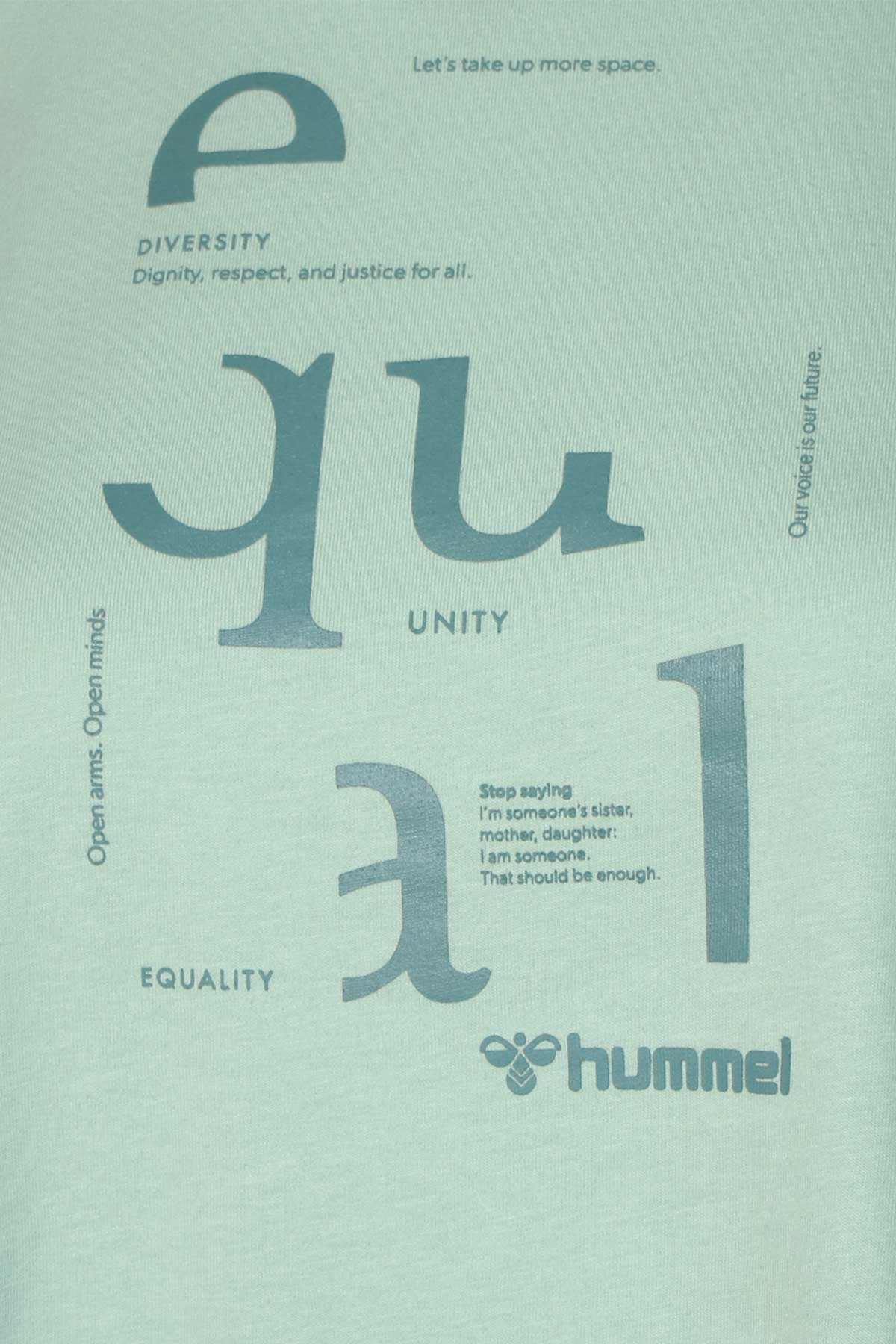 Hummel Nissi Kadın Tişört 911674-6117 Yeşil