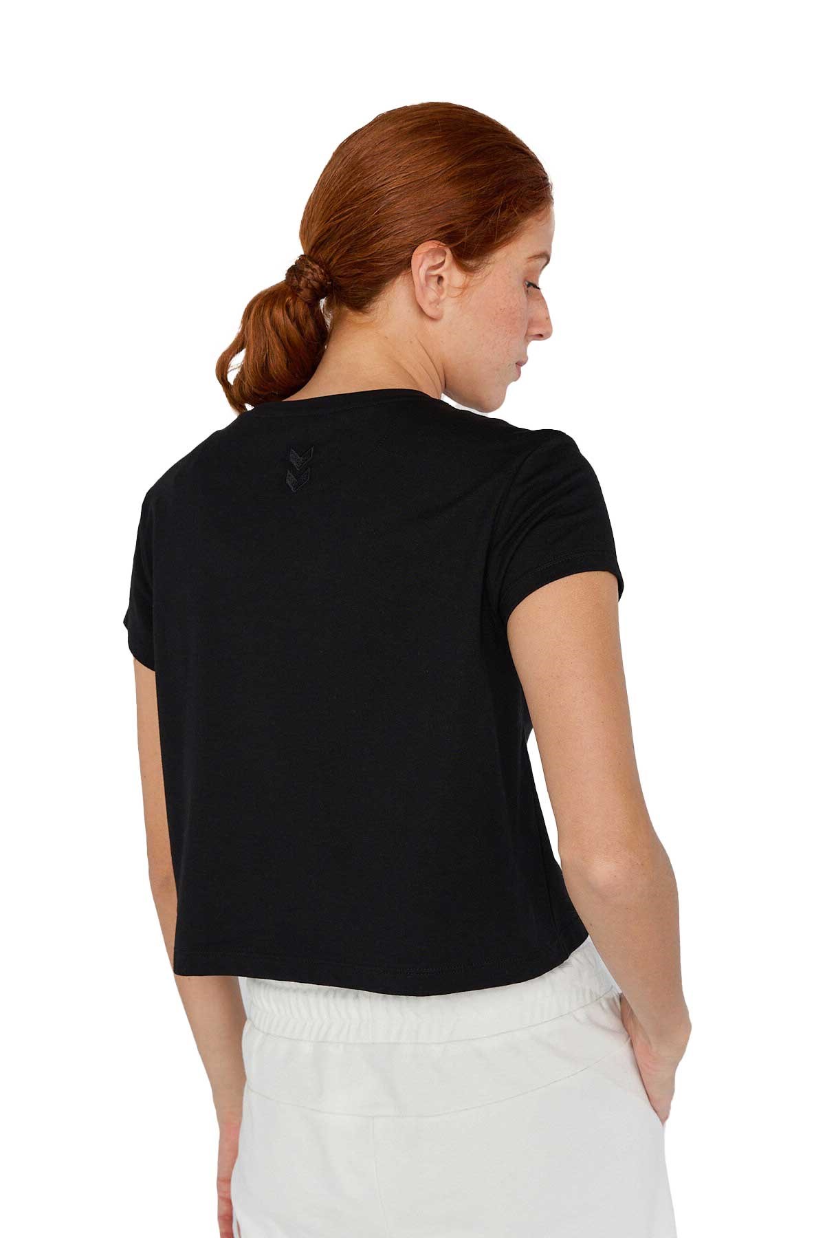 Hummel T-Mt Emmi Short Kadın Tişört 911681-2001 Siyah