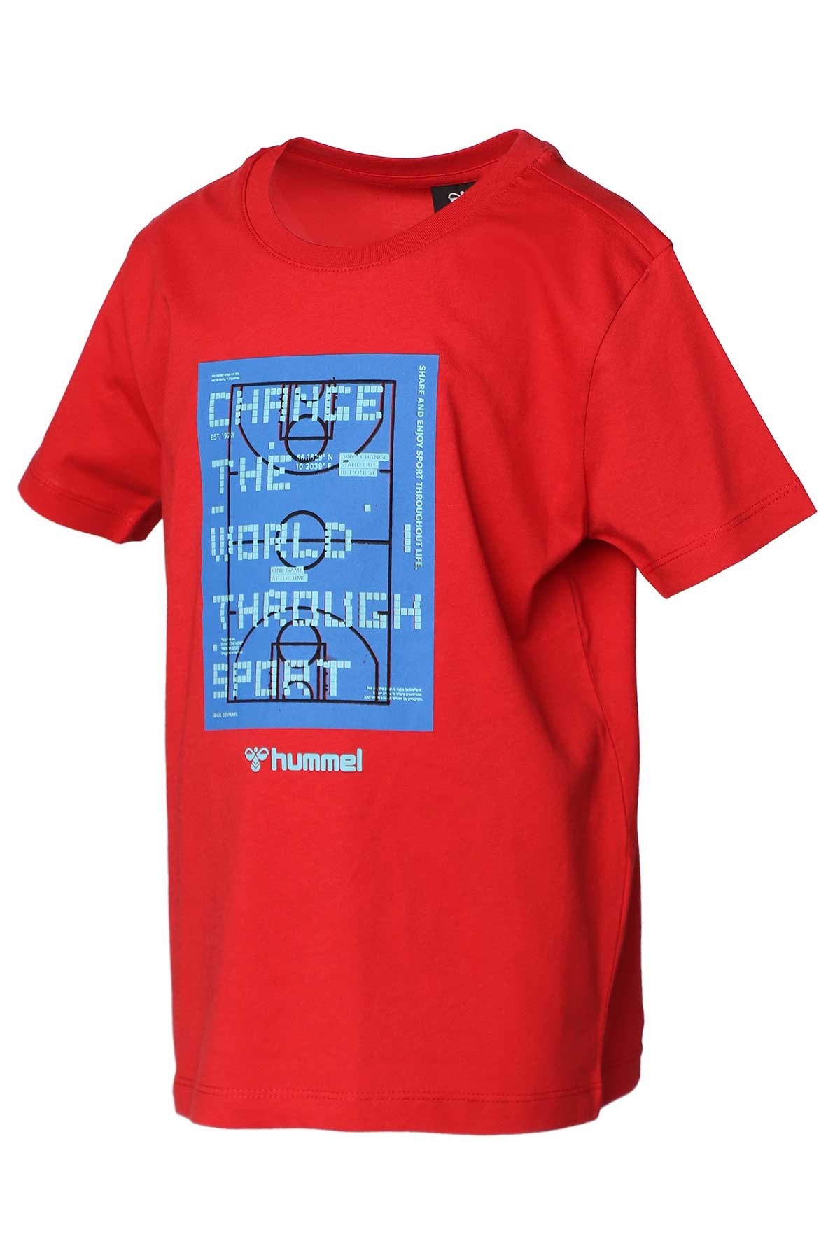 Hummel Trinity Çocuk Tişört 911683-2220 Kırmızı