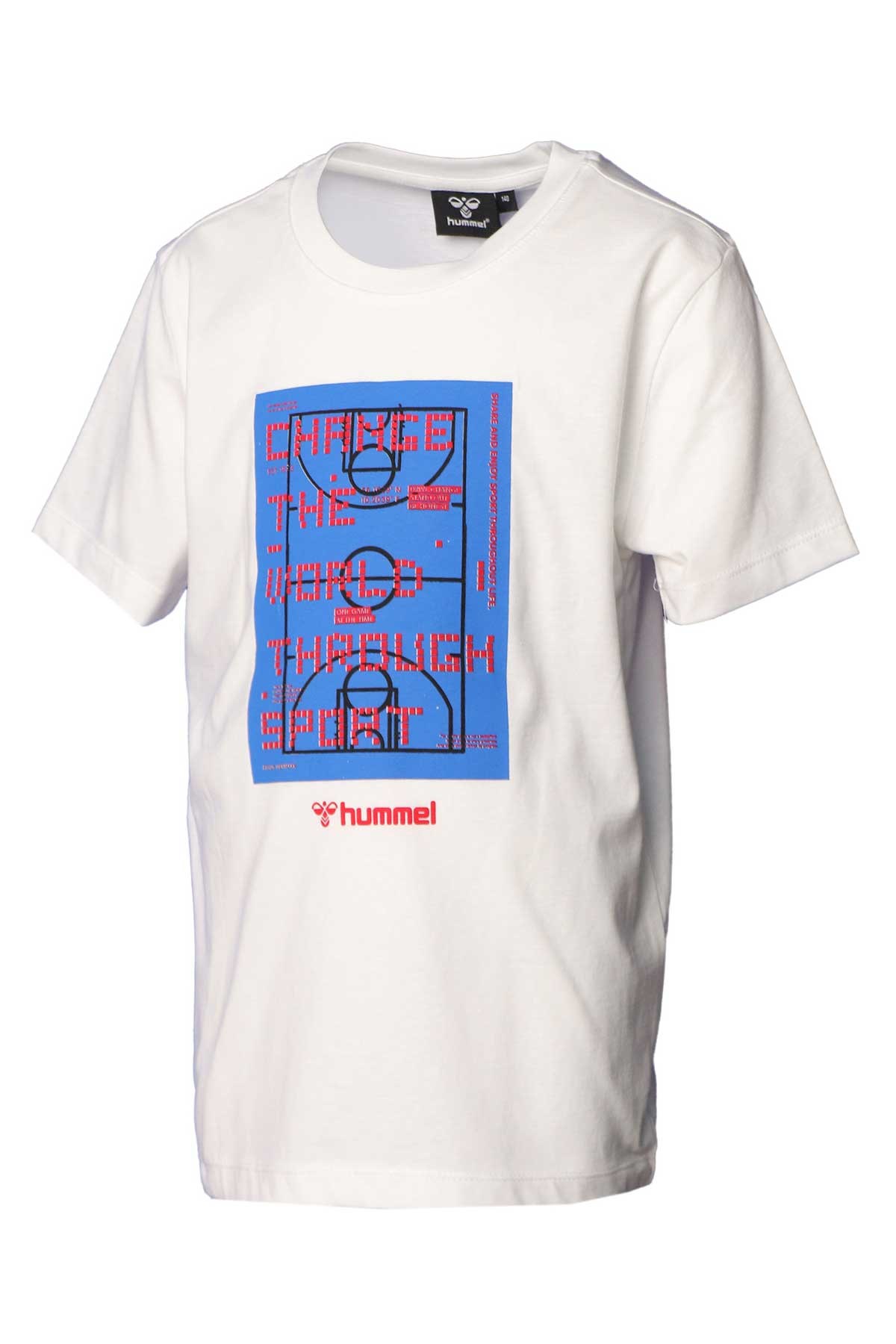 Hummel Trinity Çocuk Tişört 911683-9003 Beyaz