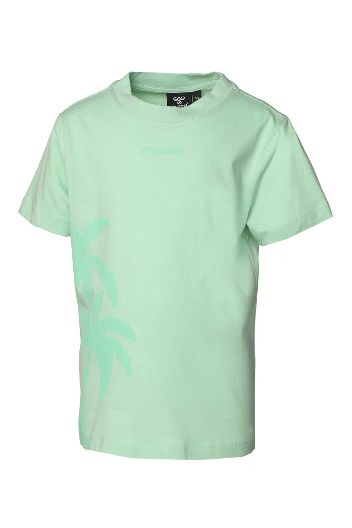 Hummel Palms Çocuk Tişört 911684-2063 Yeşil