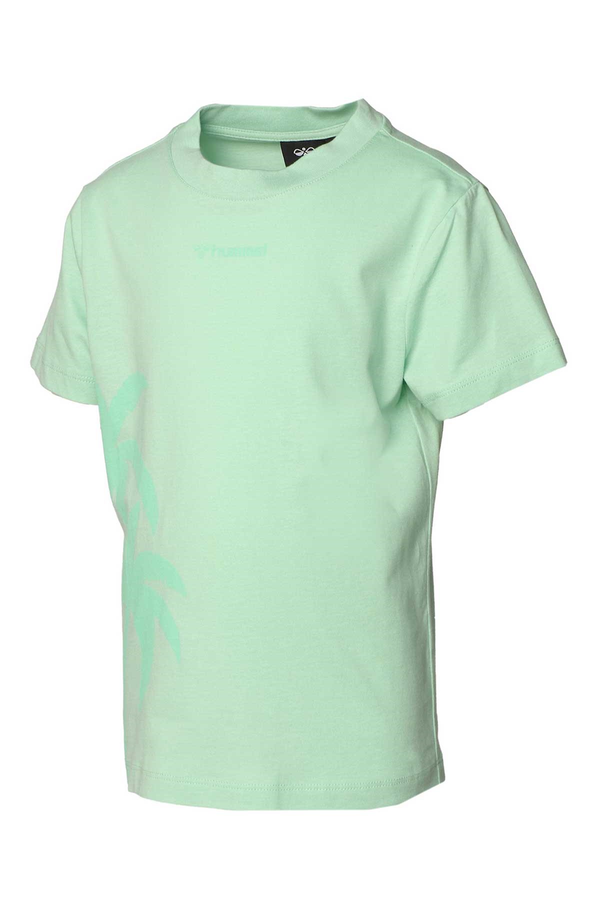 Hummel Palms Çocuk Tişört 911684-2063 Yeşil