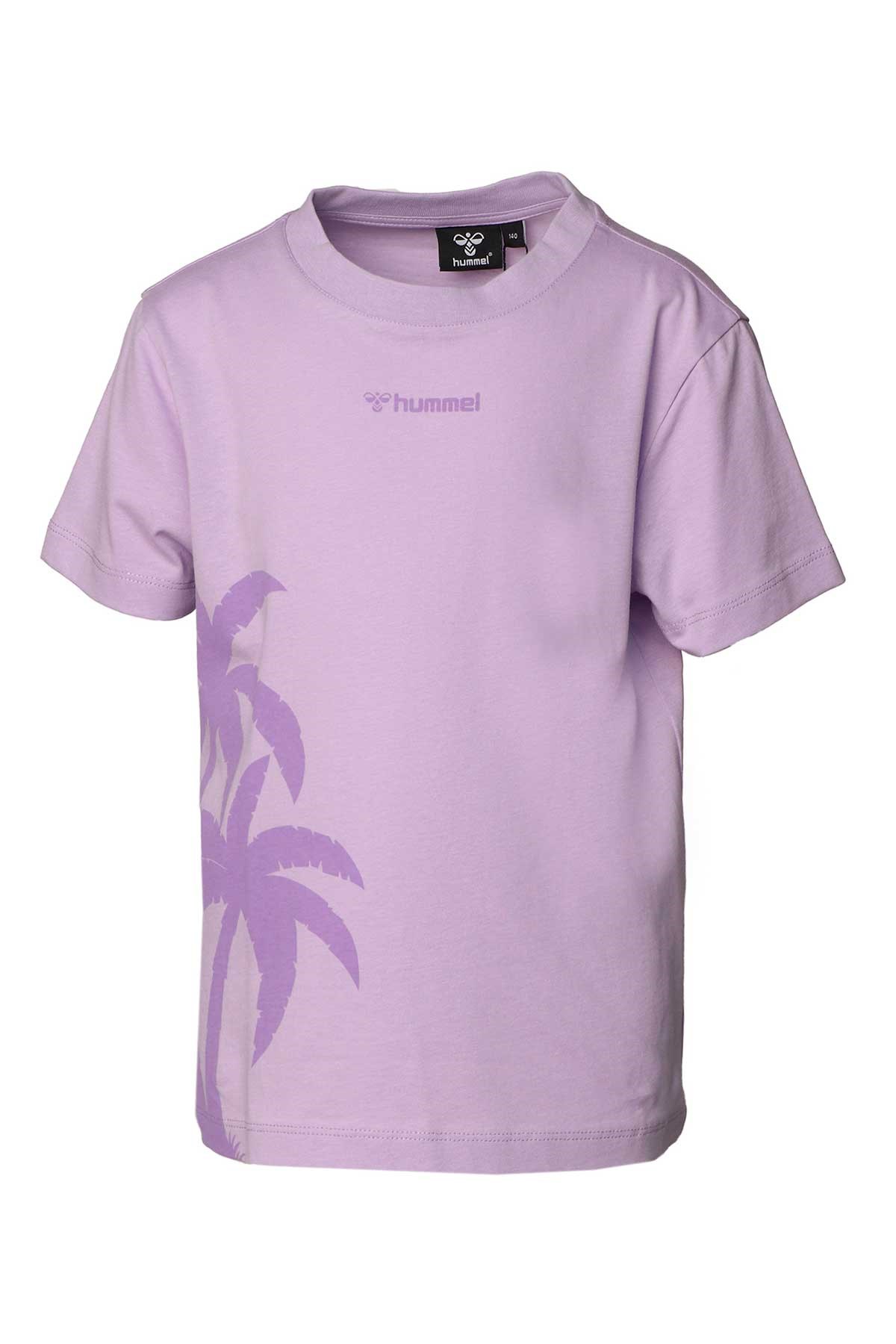 Hummel Palms Çocuk Tişört 911684-2221 Mor