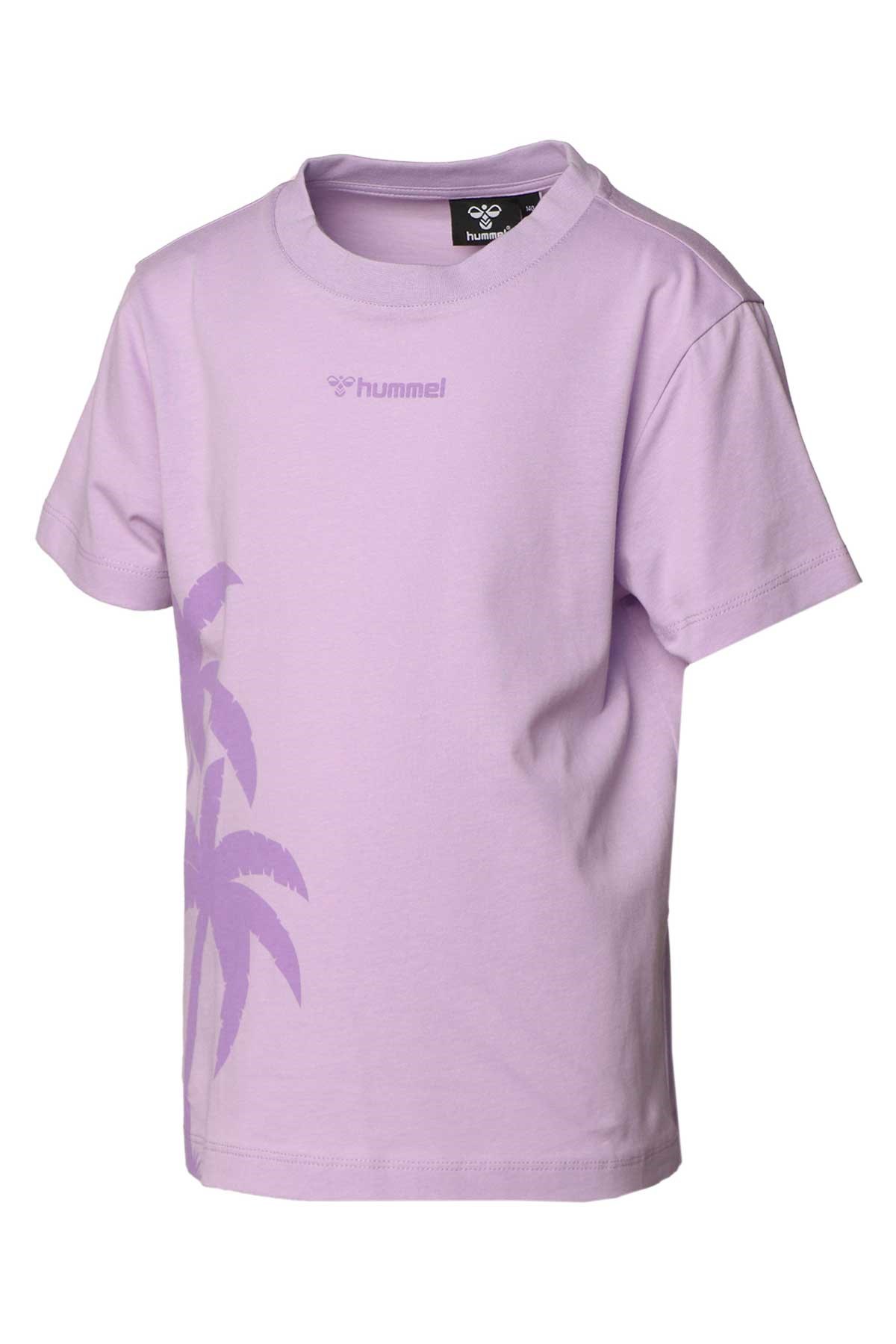 Hummel Palms Çocuk Tişört 911684-2221 Mor