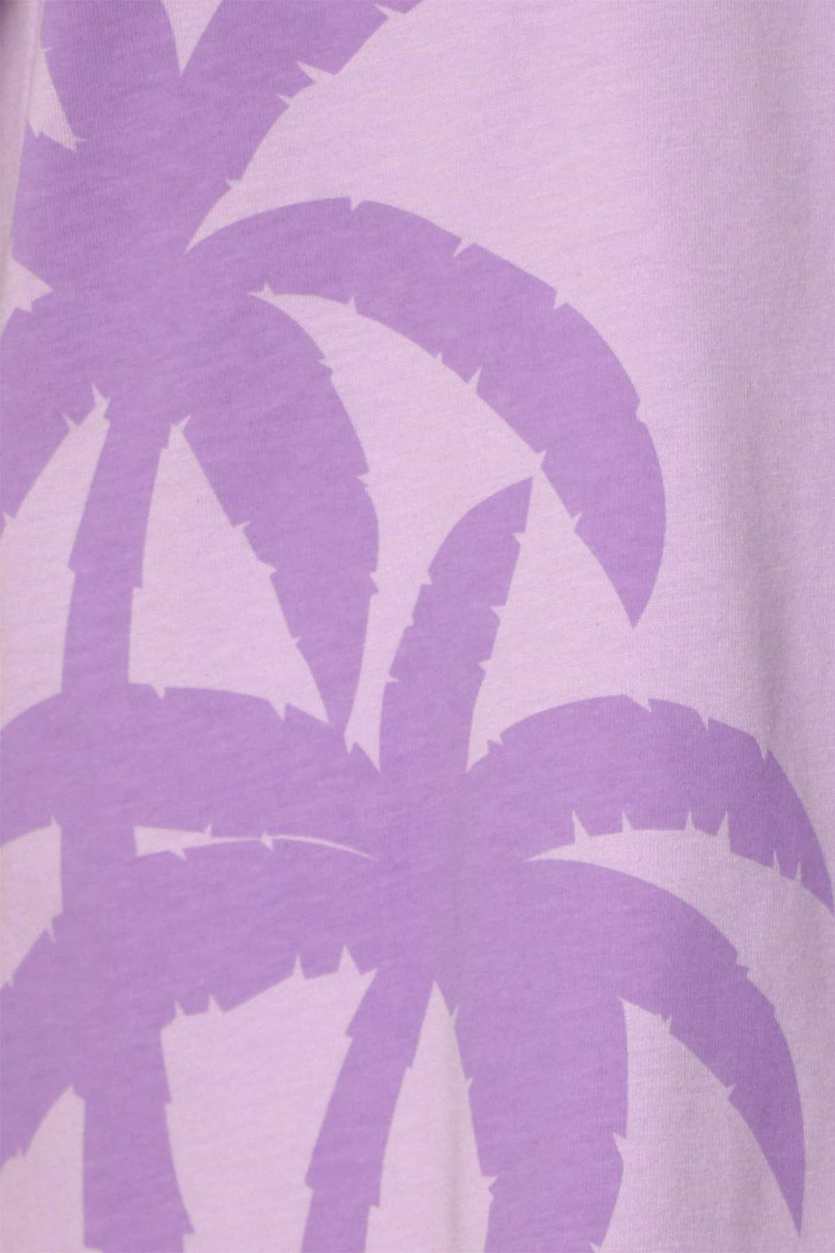 Hummel Palms Çocuk Tişört 911684-2221 Mor