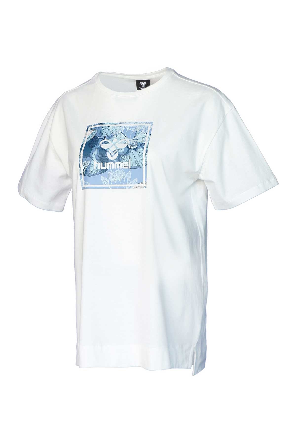 Hummel Penida Kadın Tişört 911688-9003 Beyaz