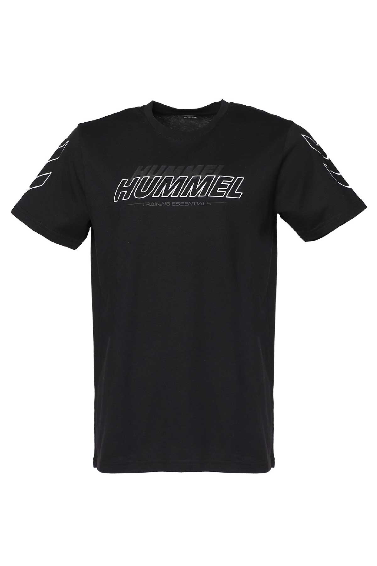 Hummel Hmlt-Te Jeff Cotton Erkek Tişört 911689-2001 Siyah