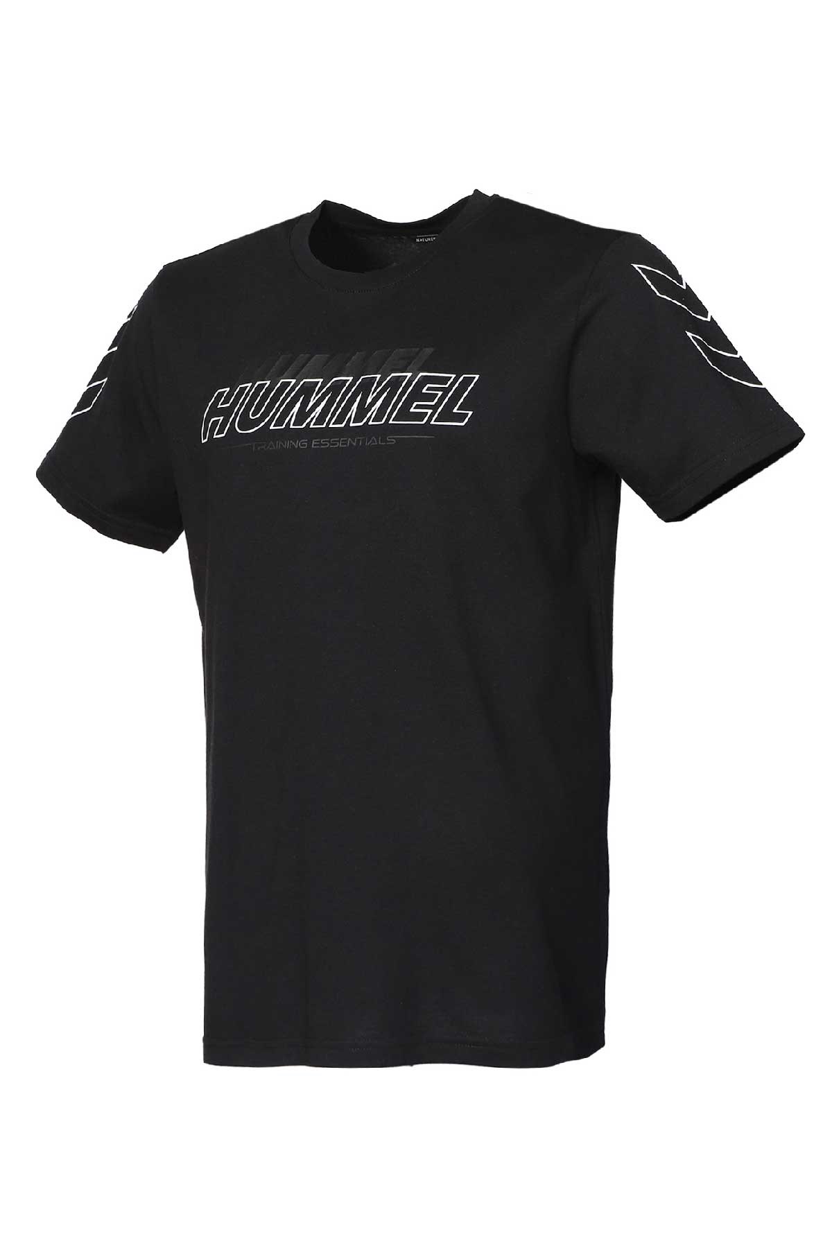 Hummel Hmlt-Te Jeff Cotton Erkek Tişört 911689-2001 Siyah