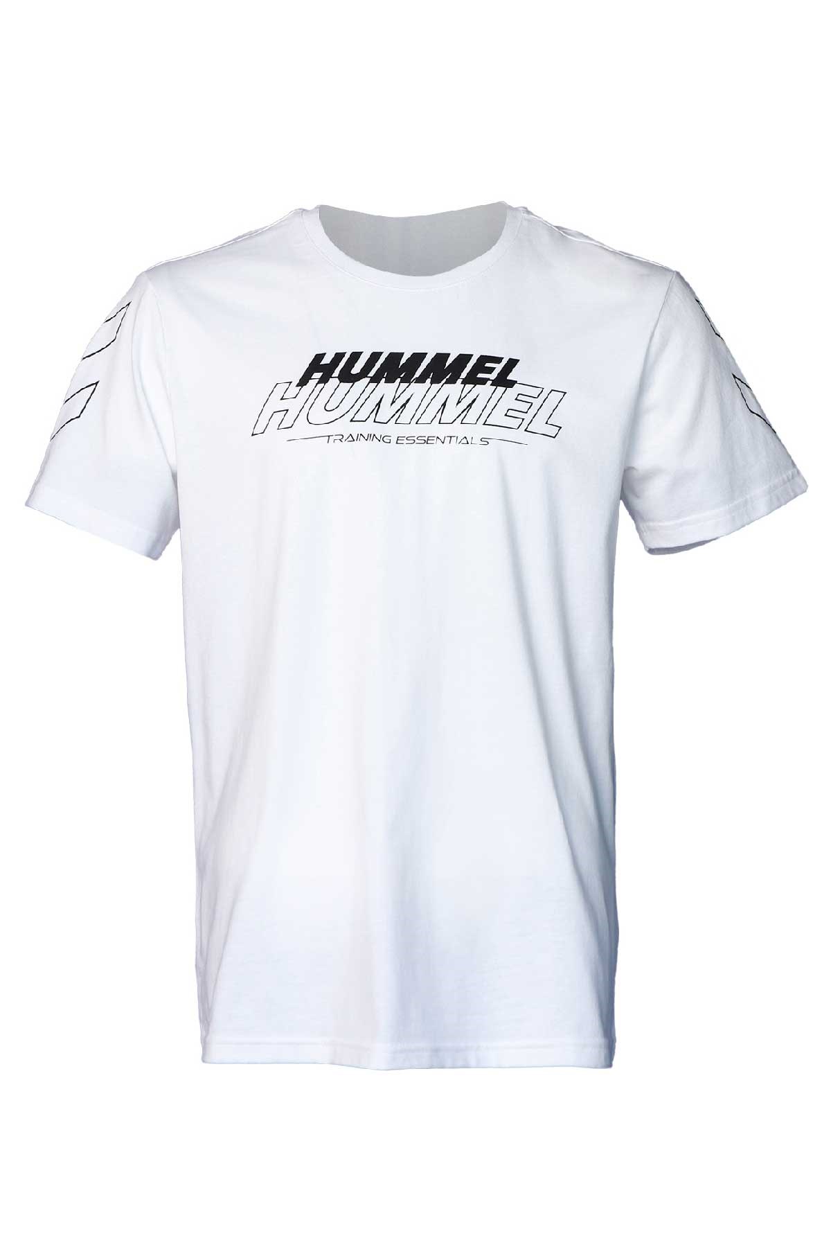 Hummel Hmlt-Te Jeff Cotton Erkek Tişört 911689-9001 Beyaz