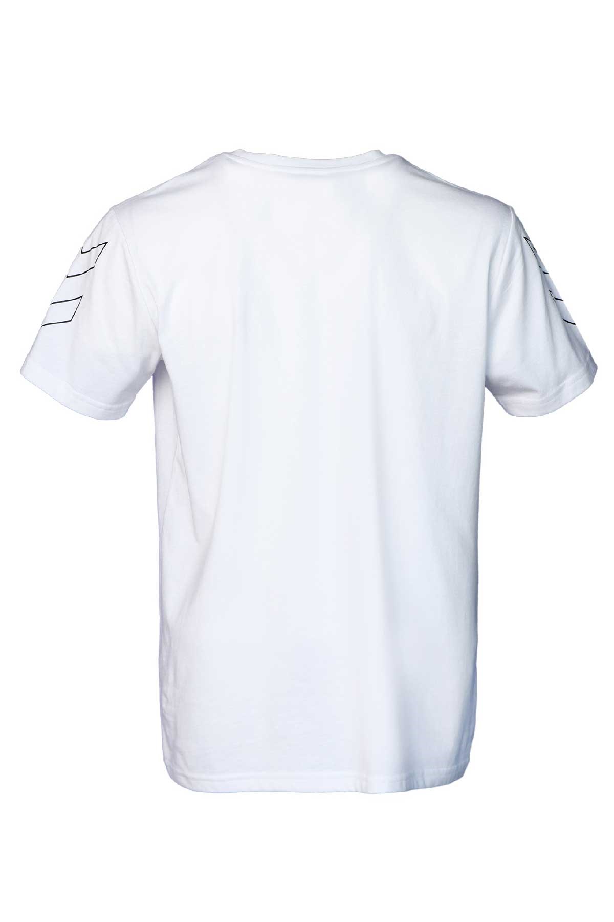 Hummel Hmlt-Te Jeff Cotton Erkek Tişört 911689-9001 Beyaz