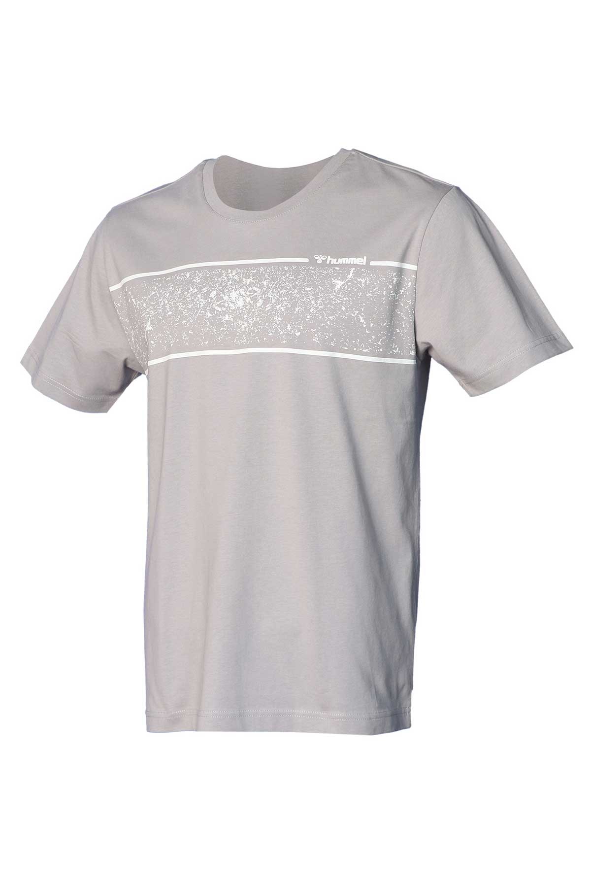 Hummel Wagner Erkek Tişört 911695-2540 Gri