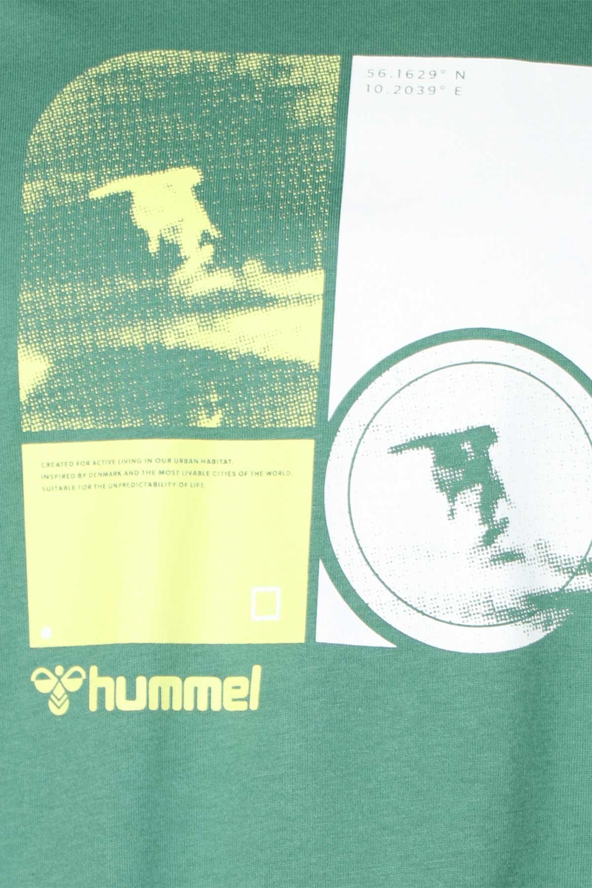 Hummel Zimmer Erkek Tişört 911697-6110 Yeşil