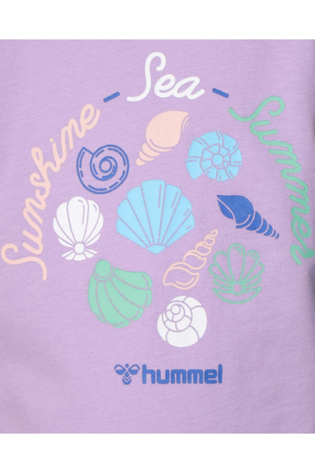 Hummel Sakura Çocuk Tişört 911700-3601 Mor