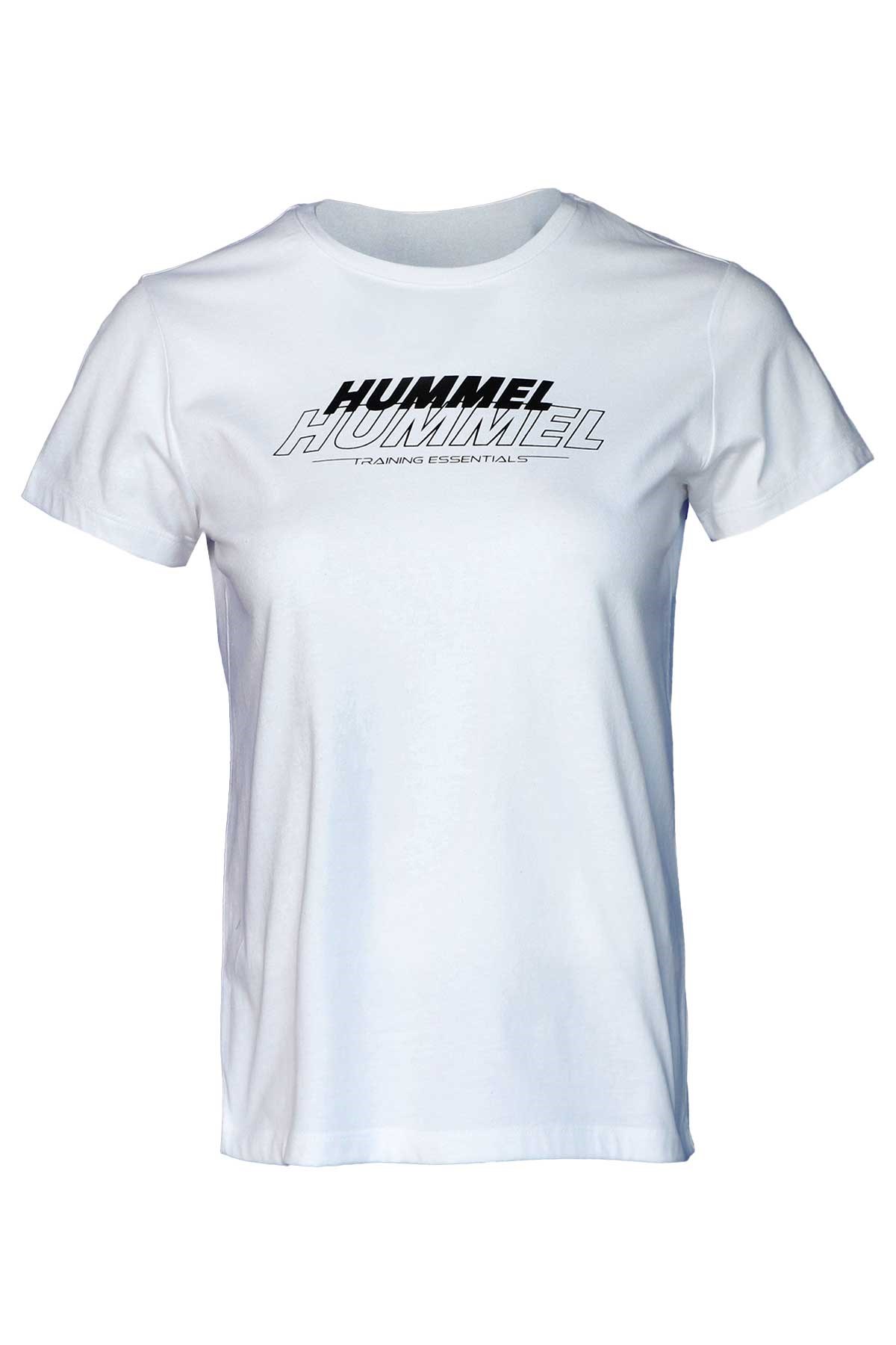Hummel Mina Cotton Kadın Tişört 911706-9001 Beyaz