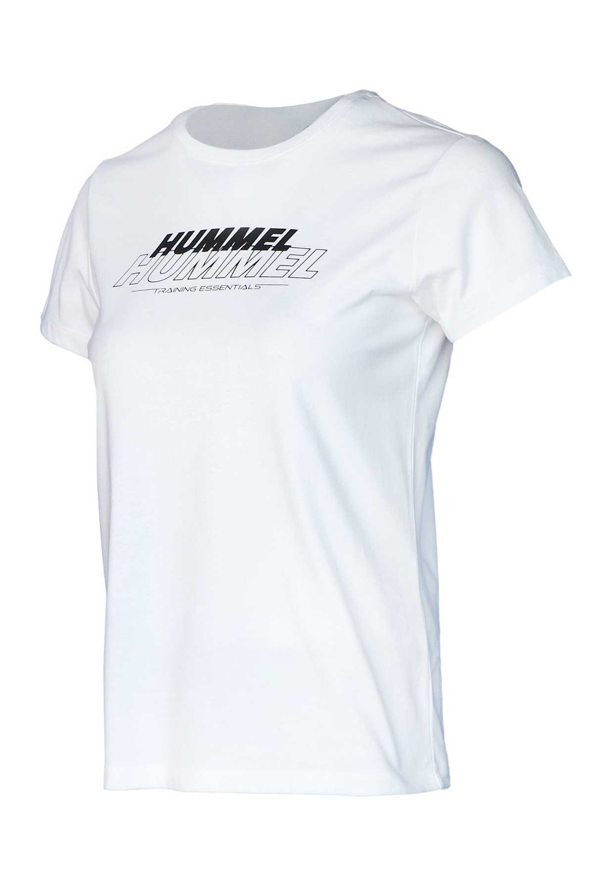 Hummel Mina Cotton Kadın Tişört 911706-9001 Beyaz