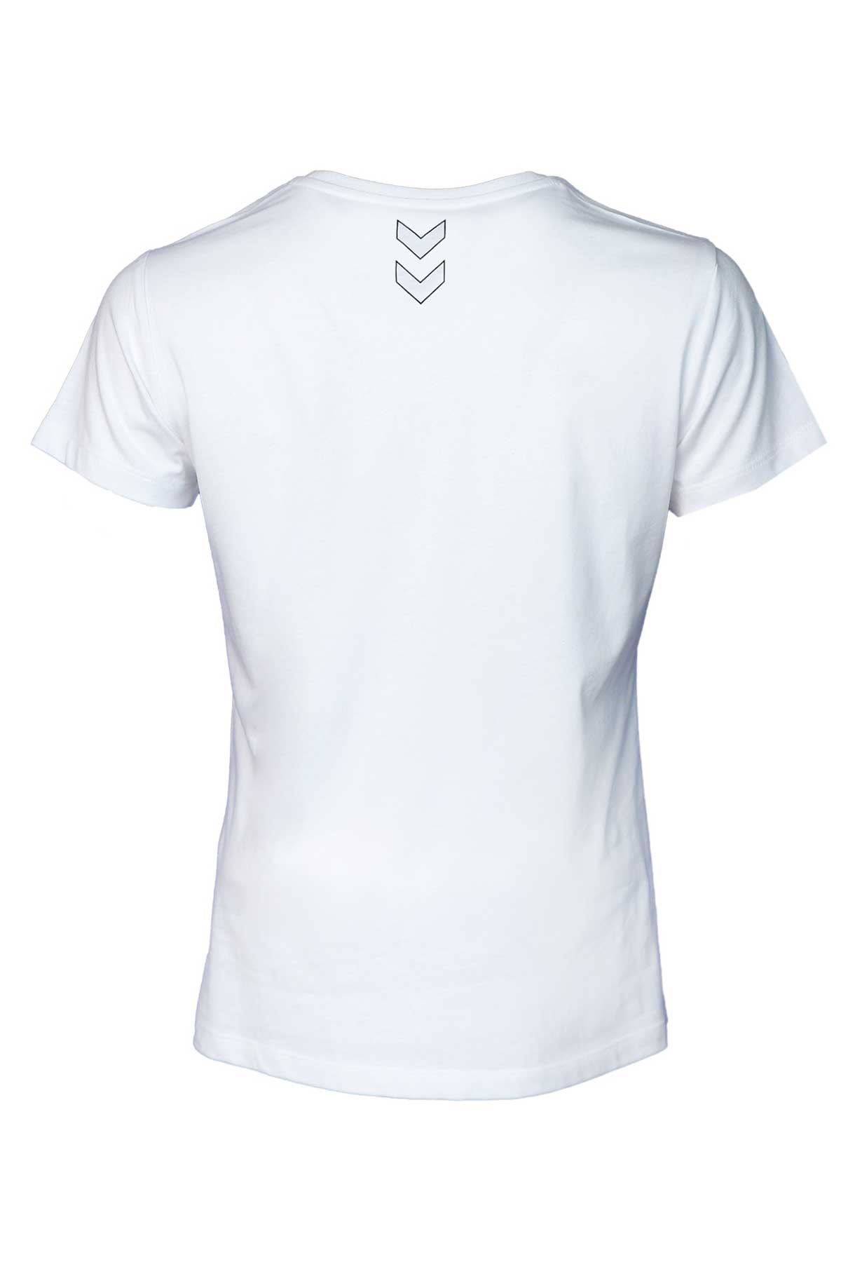 Hummel Mina Cotton Kadın Tişört 911706-9001 Beyaz