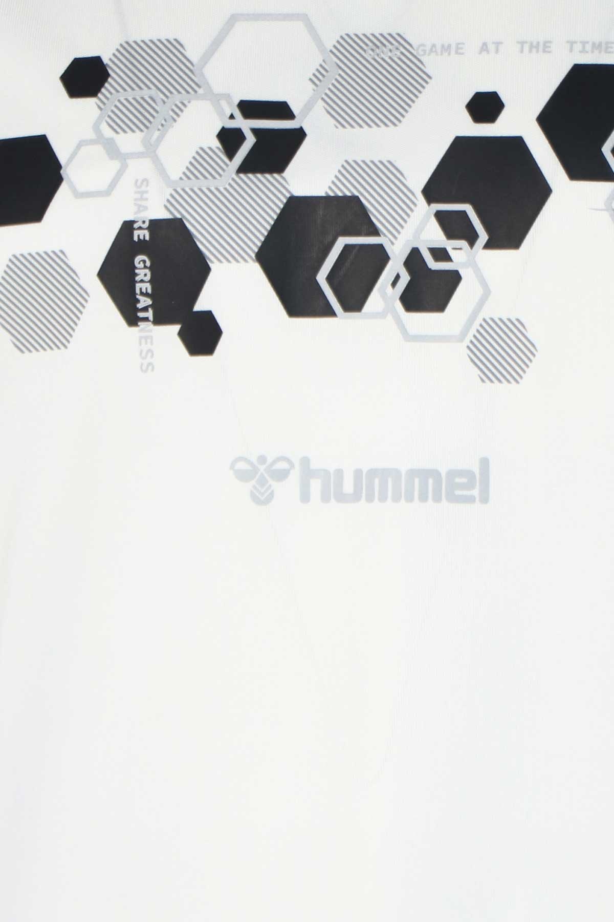Hummel Veigar Erkek Tişört 911708-9003 Beyaz