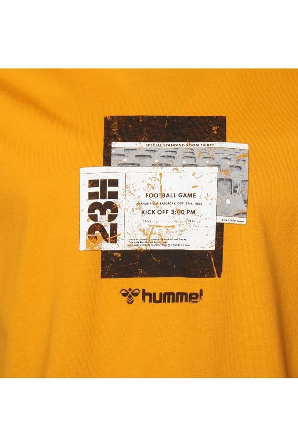 Hummel Jeffrey Erkek Tişört 911730-5134 Sarı