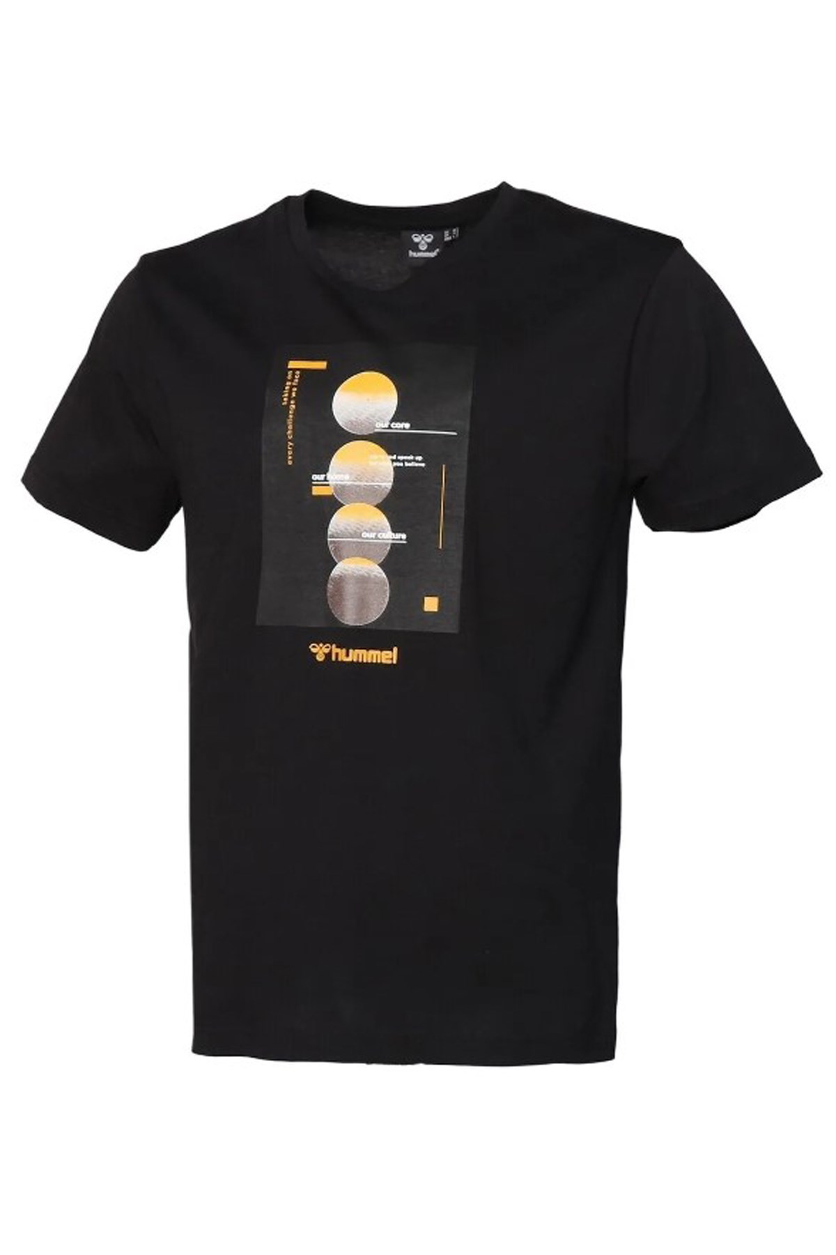 Hummel Slas Erkek Tişört 911753-2001 Siyah