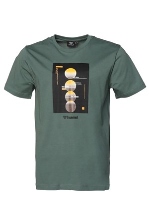 Hummel Slas Erkek Tişört 911753-9852 Yeşil
