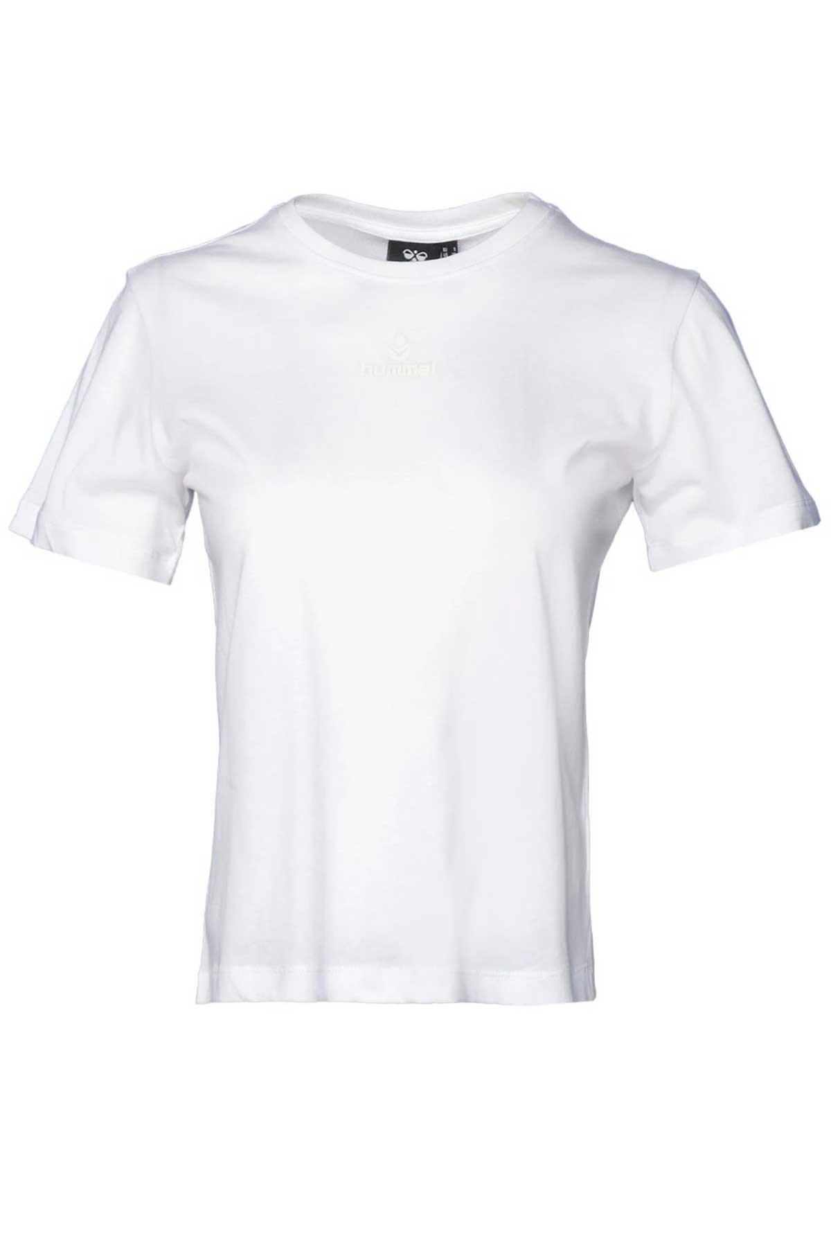 Hummel T-İcons Woman Kadın Tişört 911759-9001 Beyaz