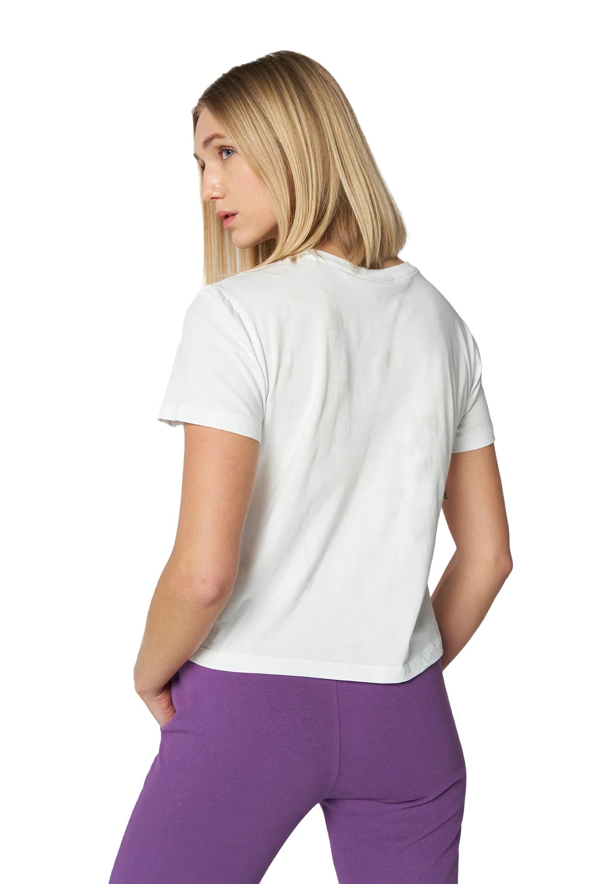 Hummel T-İcons Woman Kadın Tişört 911759-9001 Beyaz