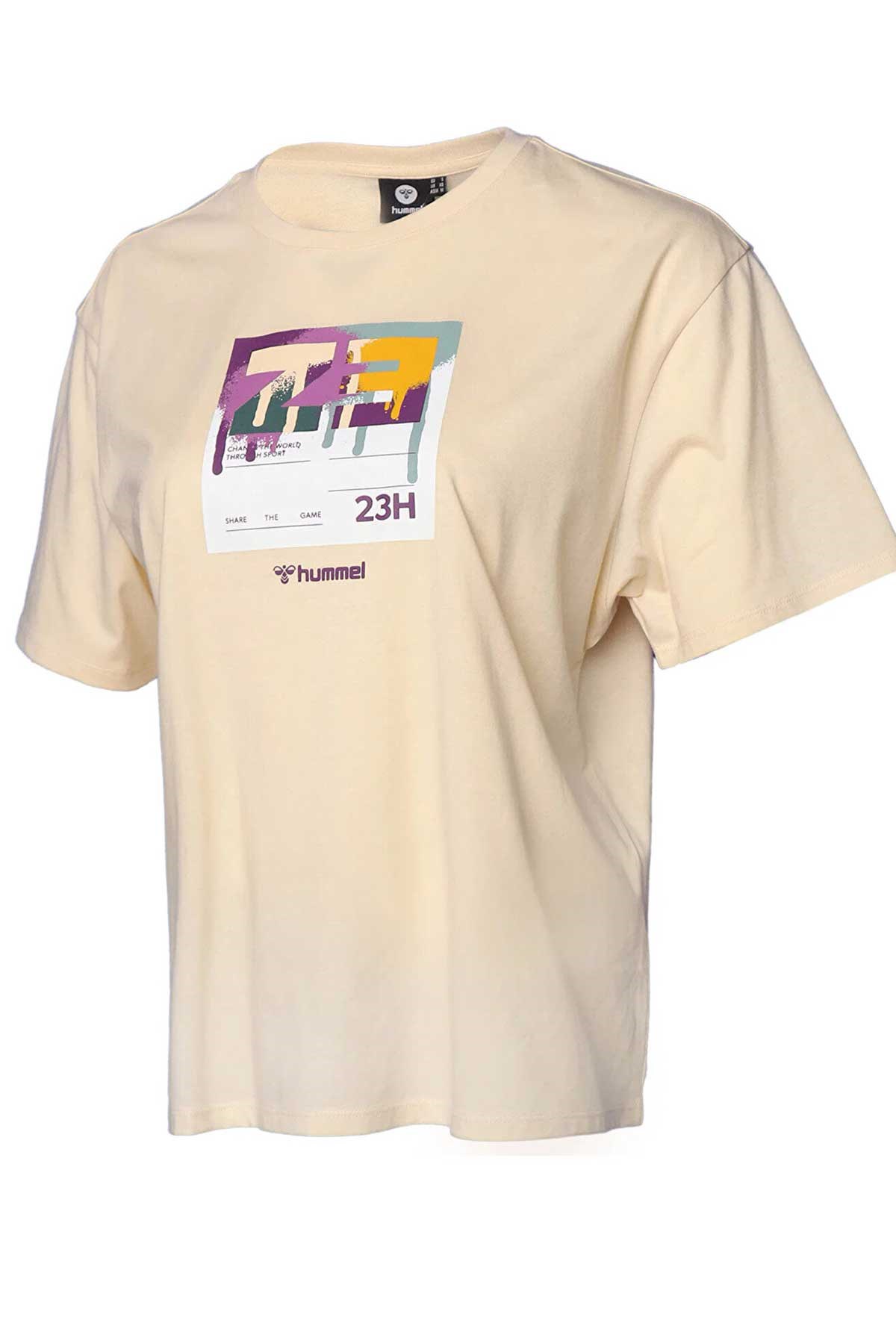 Hummel Wisteria Kadın Tişört 911766-1059 Bej