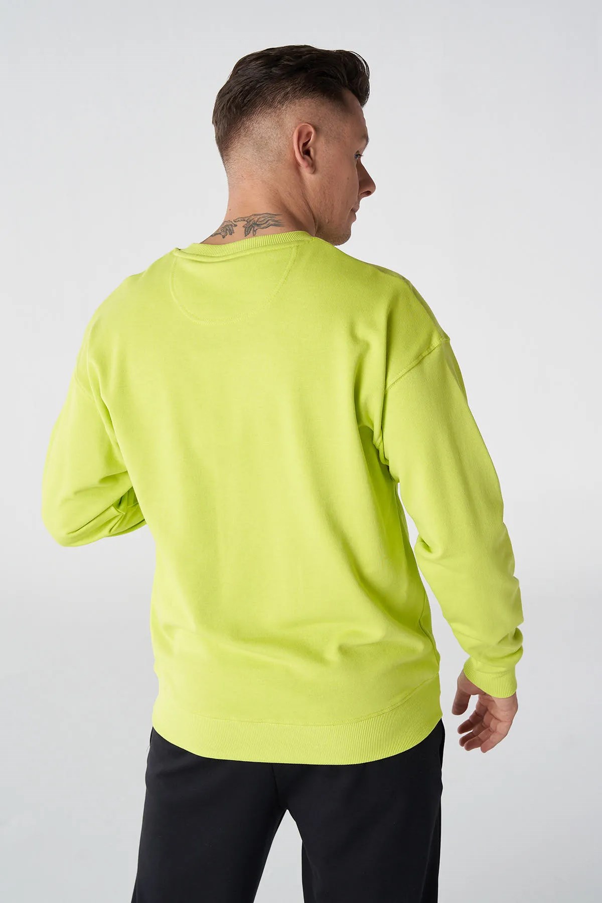 Hummel Fin Erkek Sweatshirt 911770-6102 Yeşil